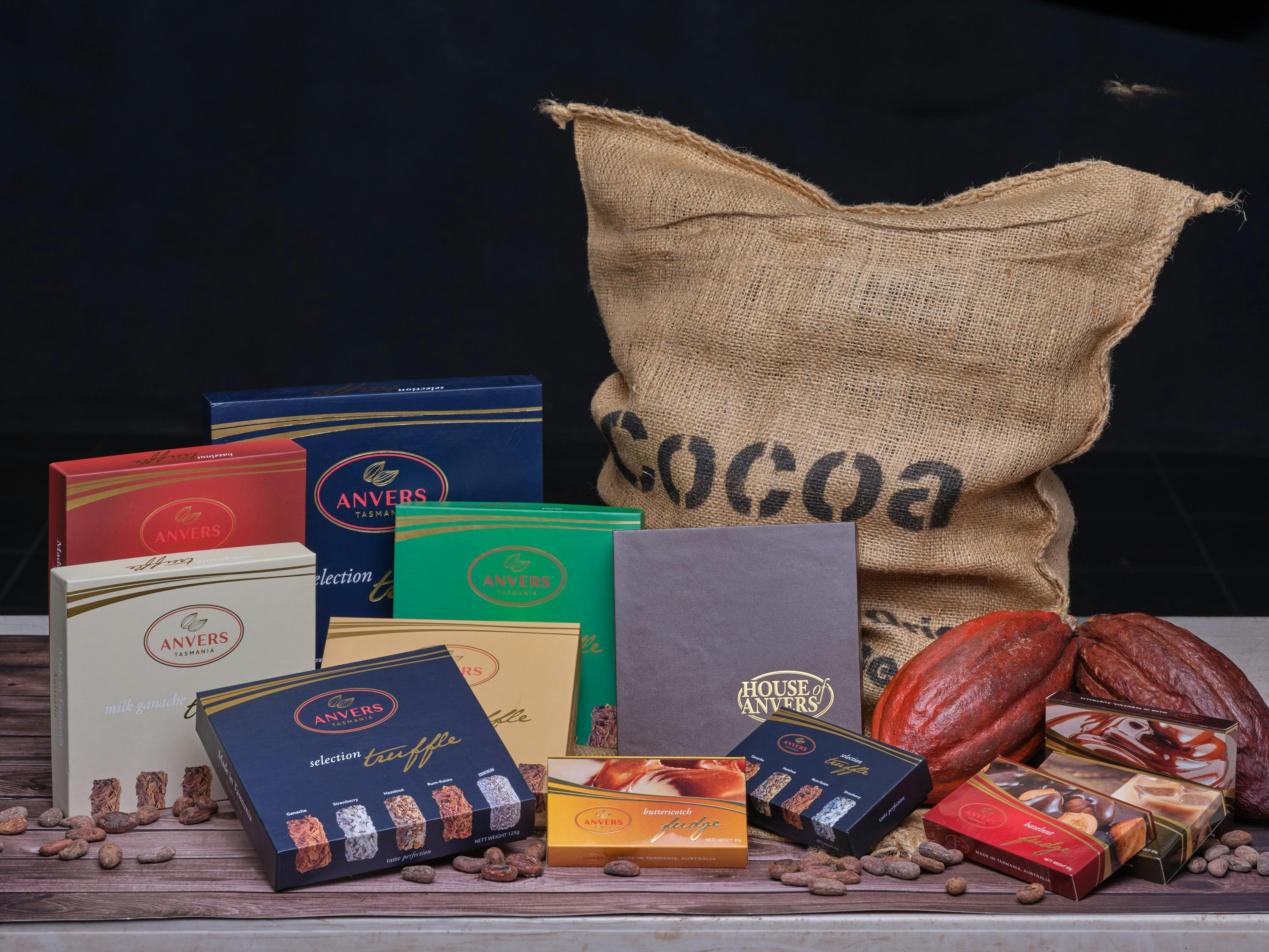 Anvers Tasmania product range