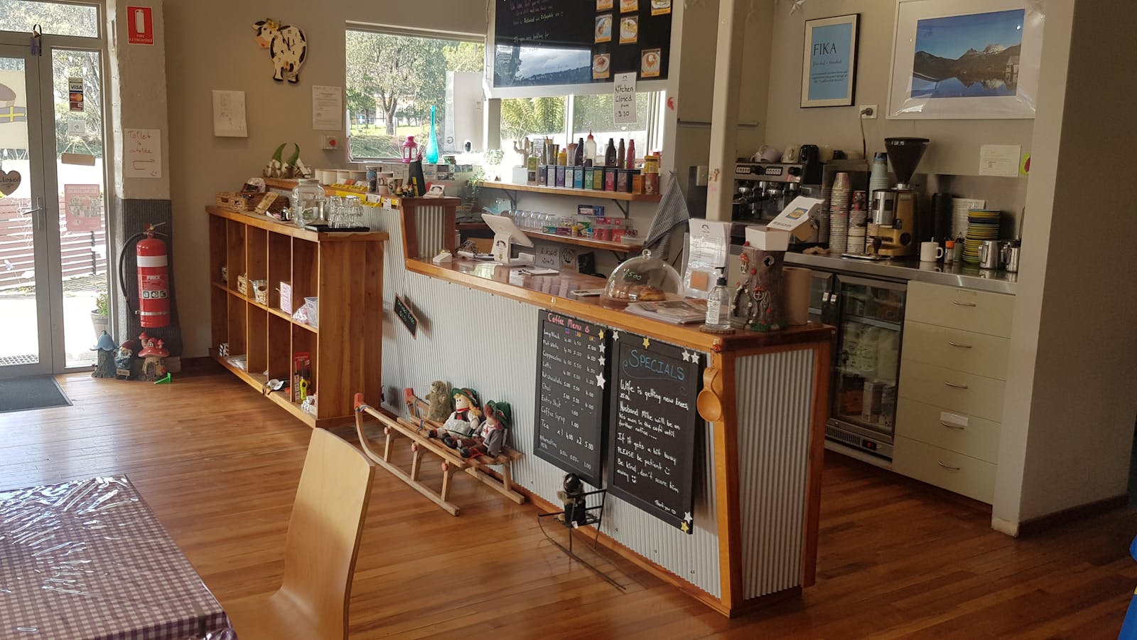 The counter
