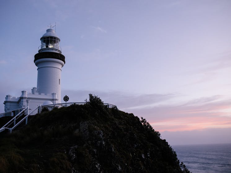 First light at Cape Byron, waiting for sunrise.