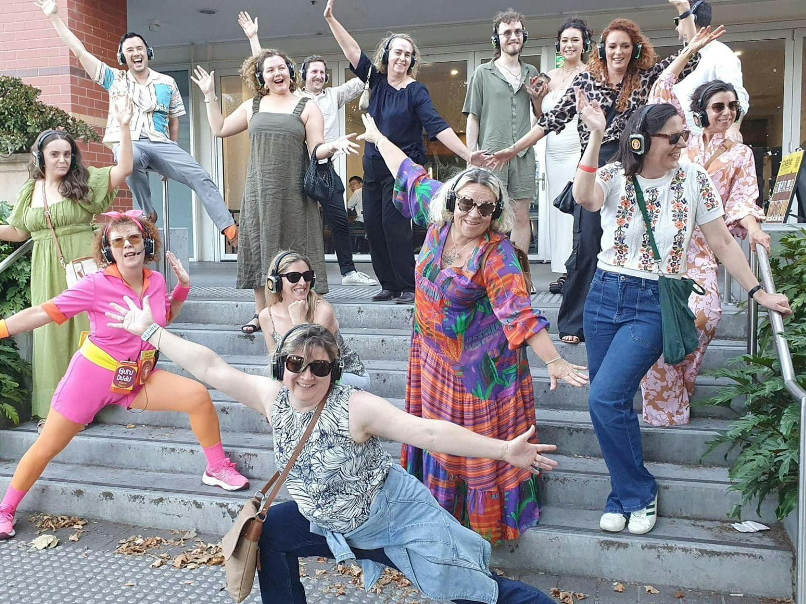 Guru Dudu Silent Disco Walking Tour, WhatsonAdelaide, Visit Adelaide SilentDisco, Dance, Fun