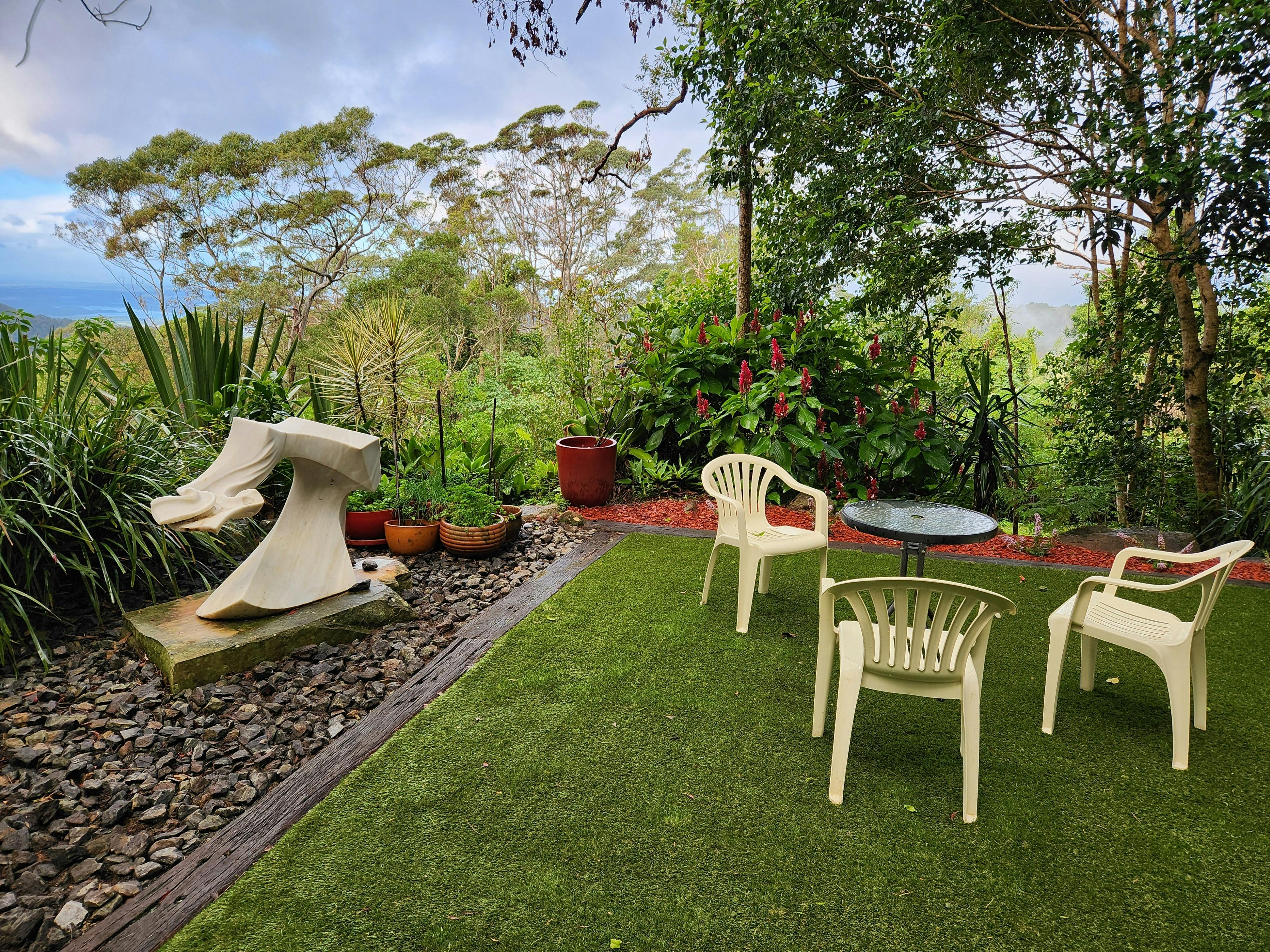 Garden setting with Winter