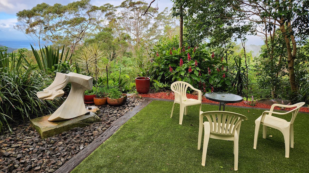 Garden setting with Winter