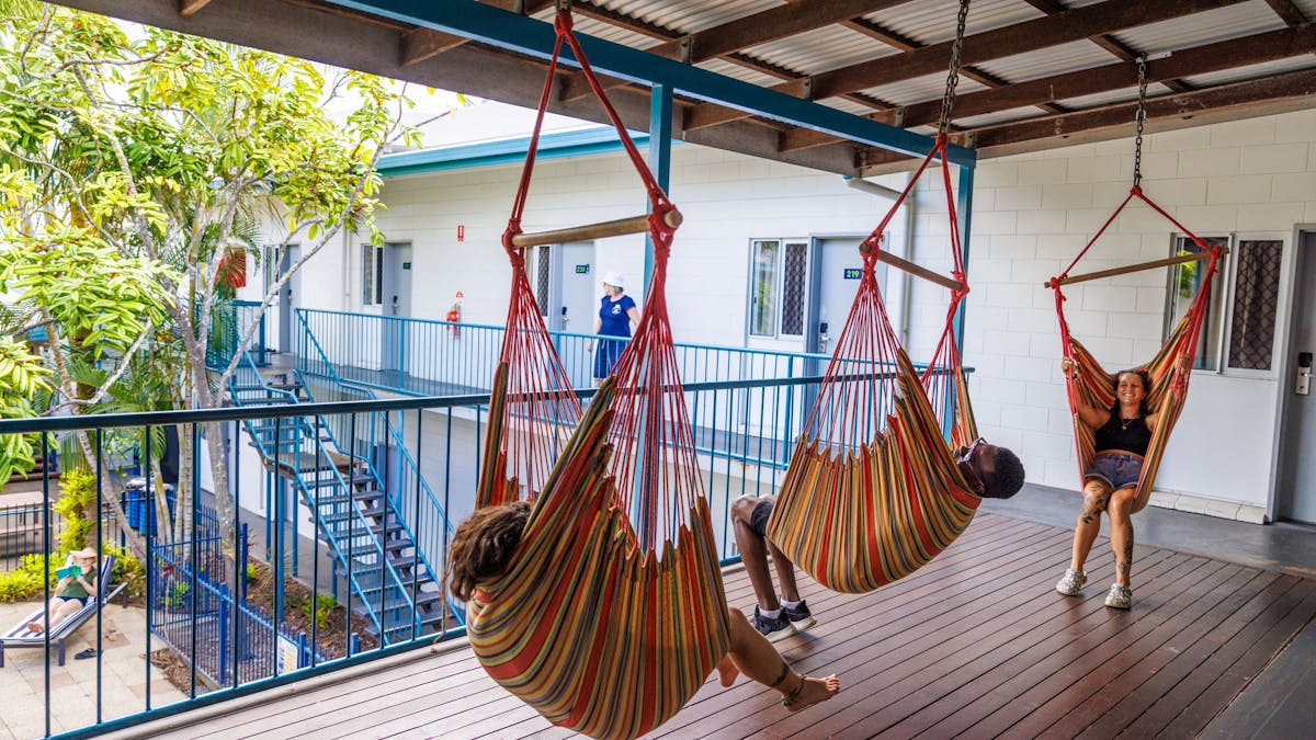 YHA Cairns hammocks