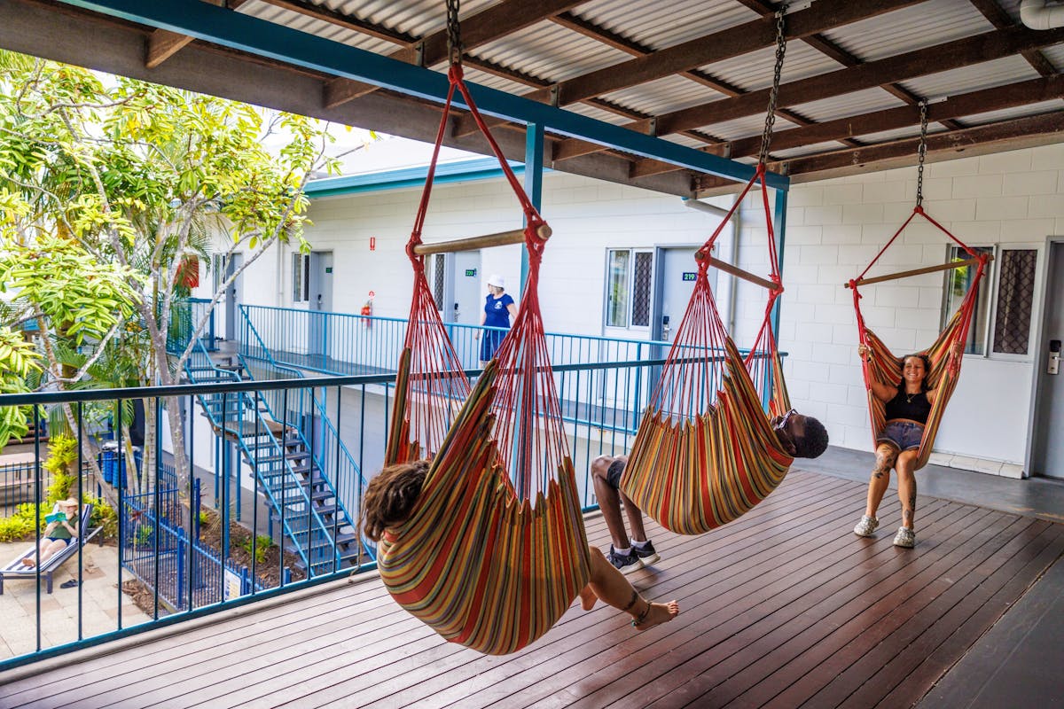 YHA Cairns hammocks