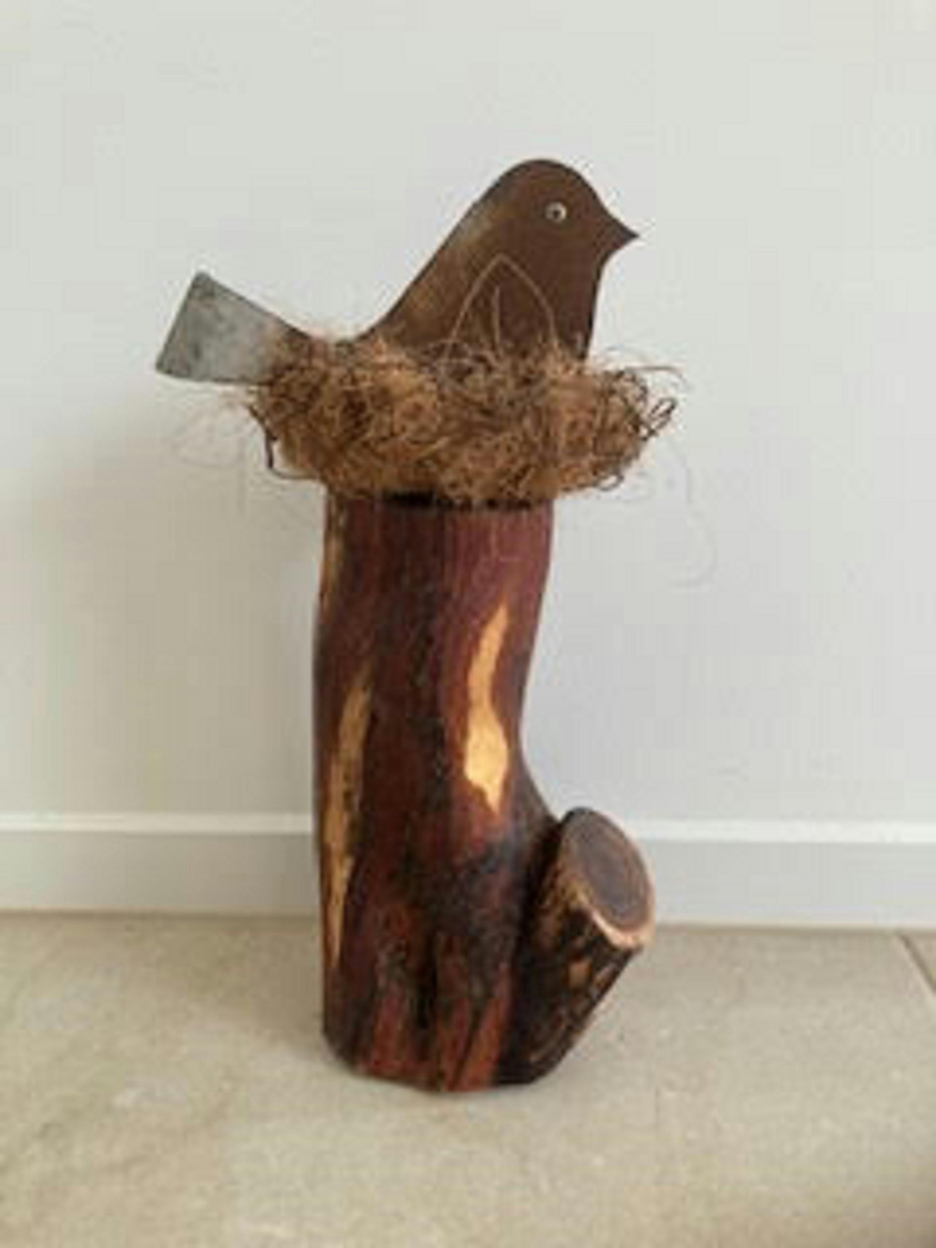 Tin Bird on Post