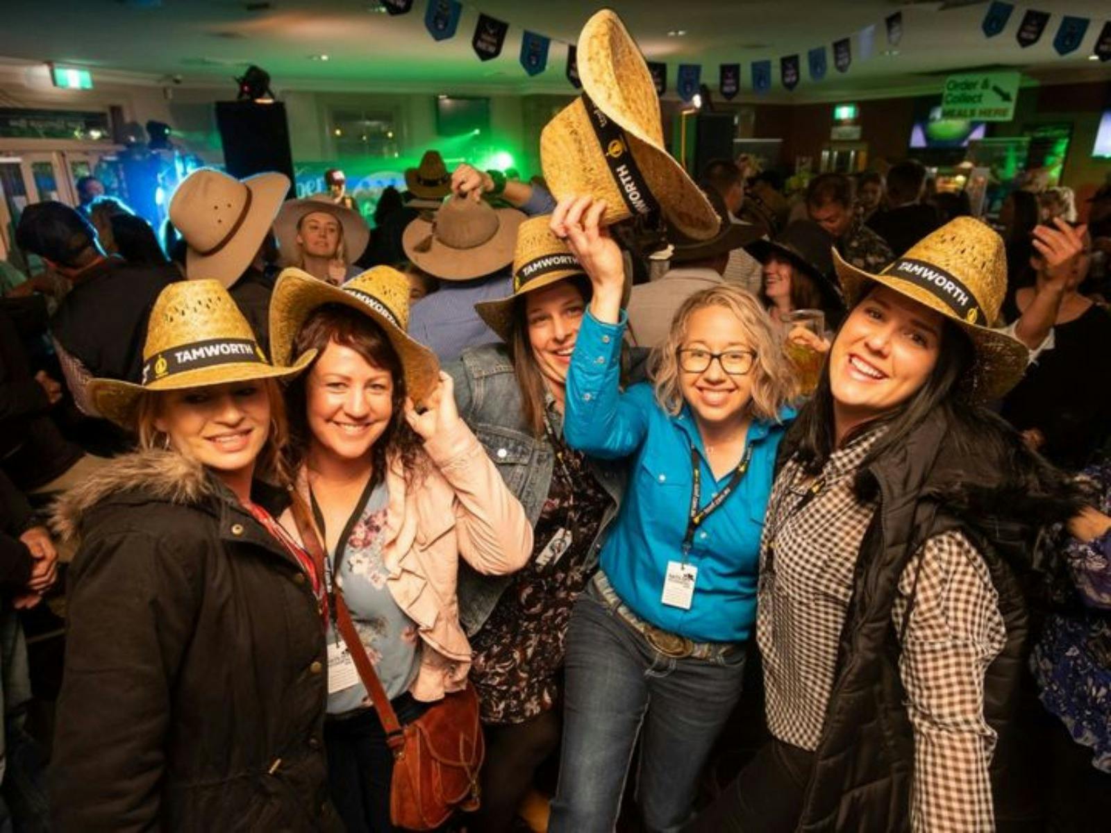 Group of friends at the Longyard Hotel