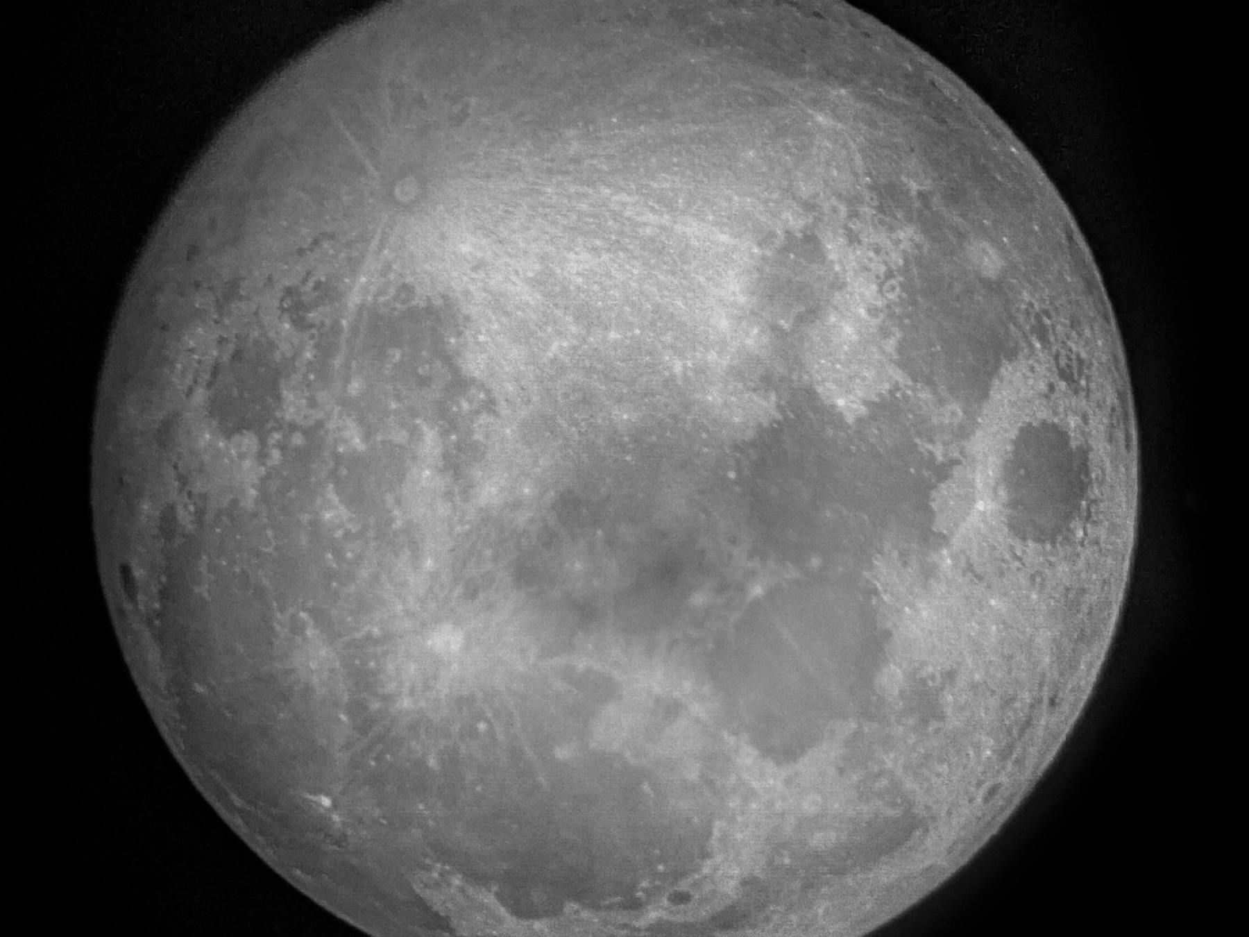 Image of full moon from WA