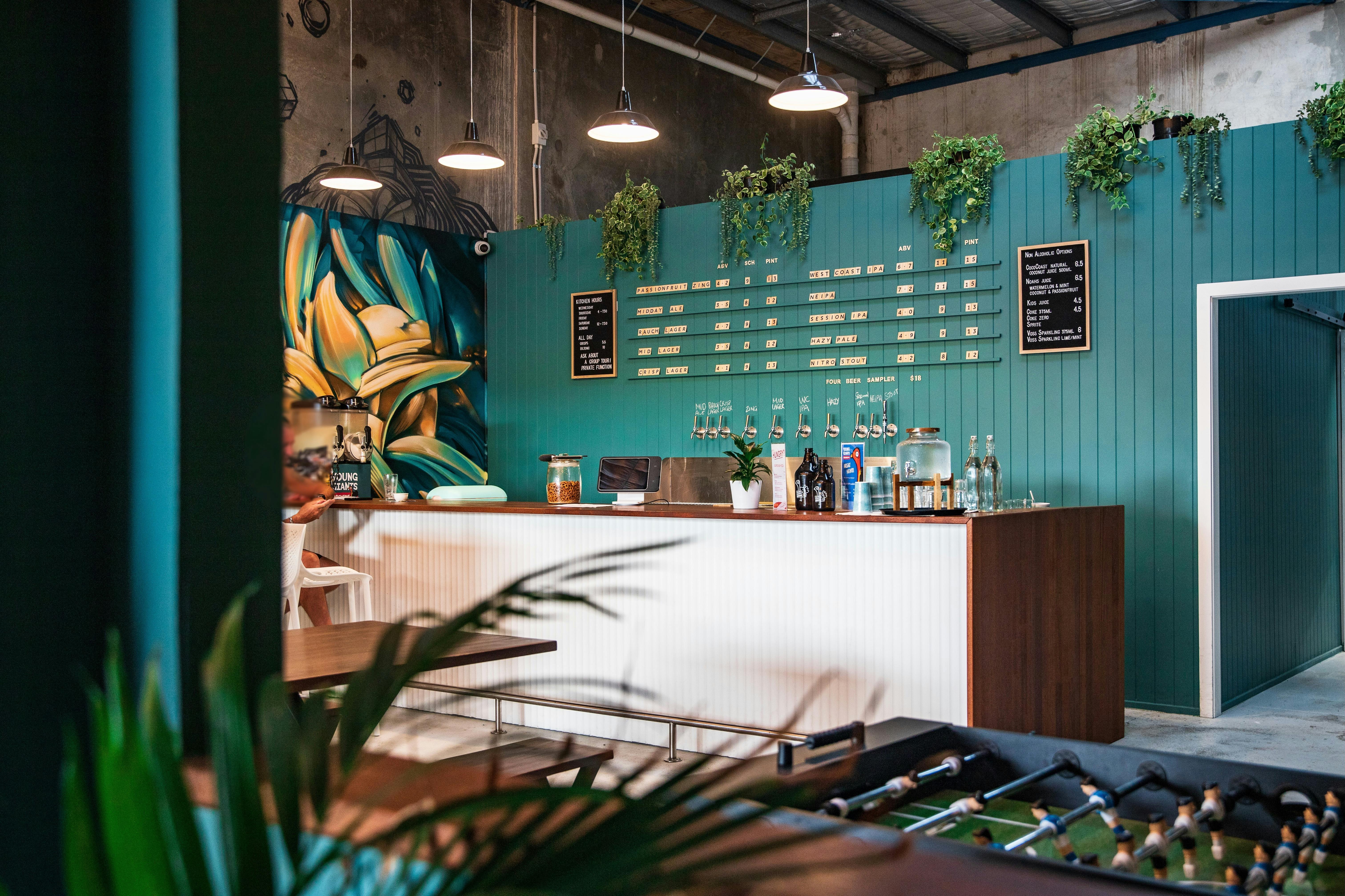 Young Giants Brewing taproom