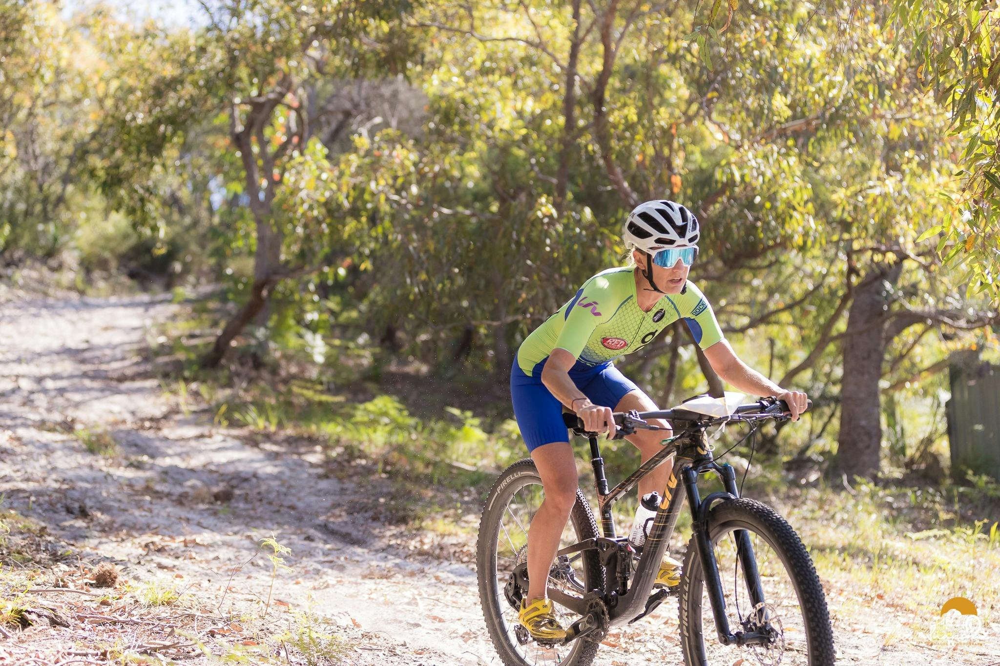 Bike rider in the bush