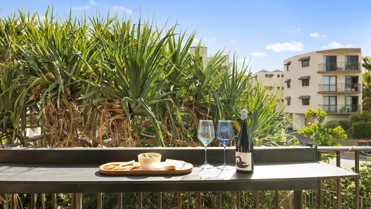 Private balcony area with BBQ