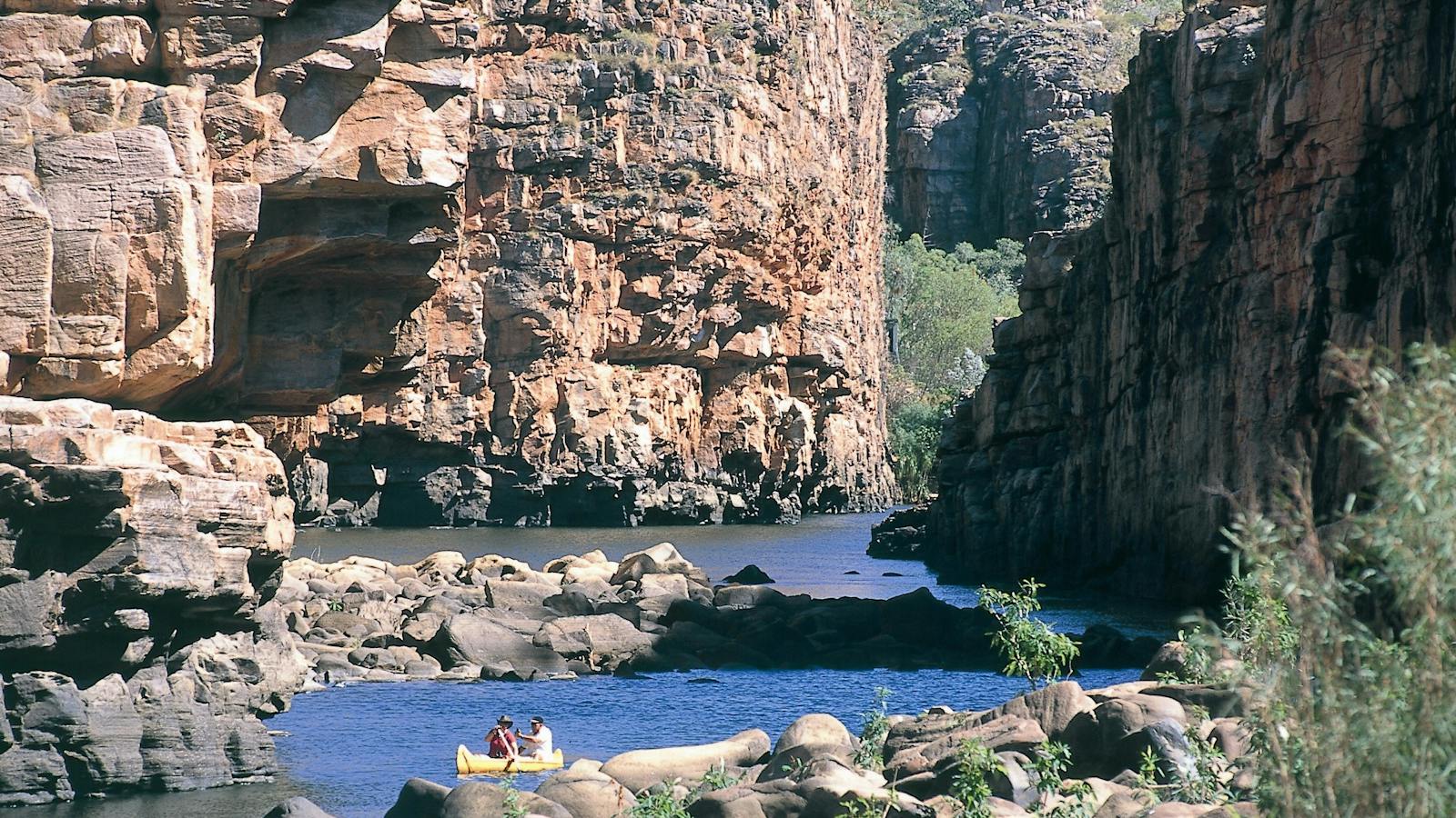 Canoeing Nitmiluk Gorge