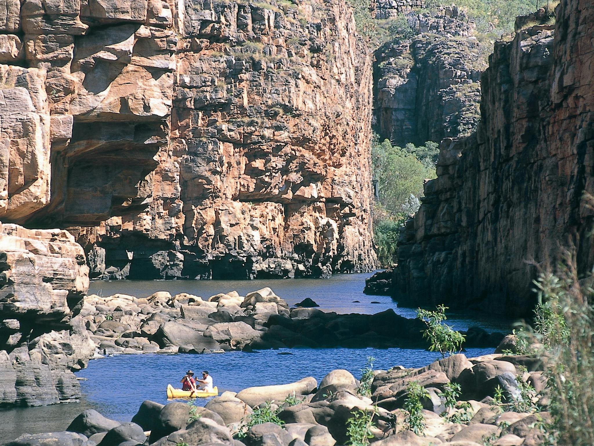 Canoeing Nitmiluk Gorge