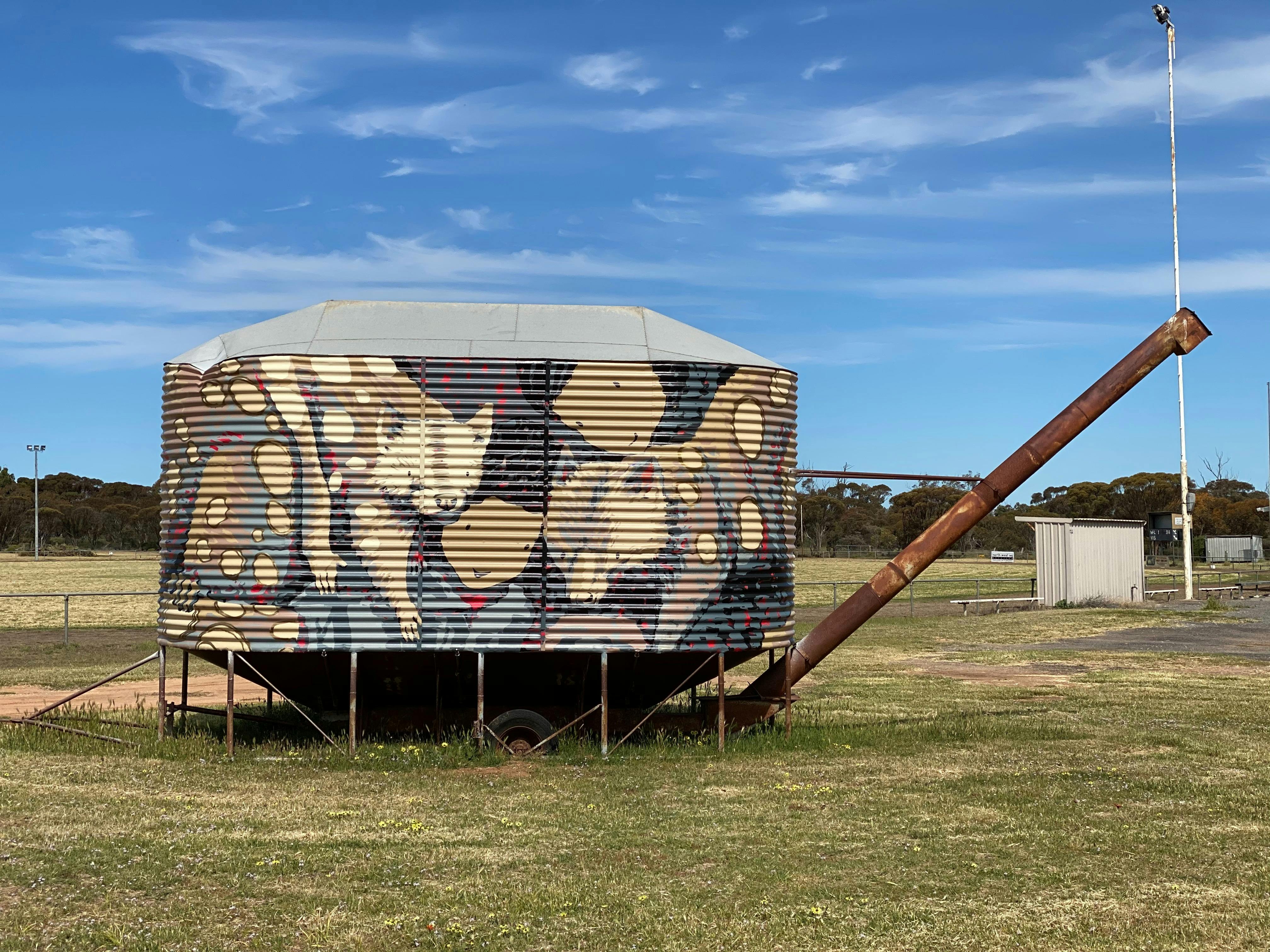 Woomelang Silo Art
