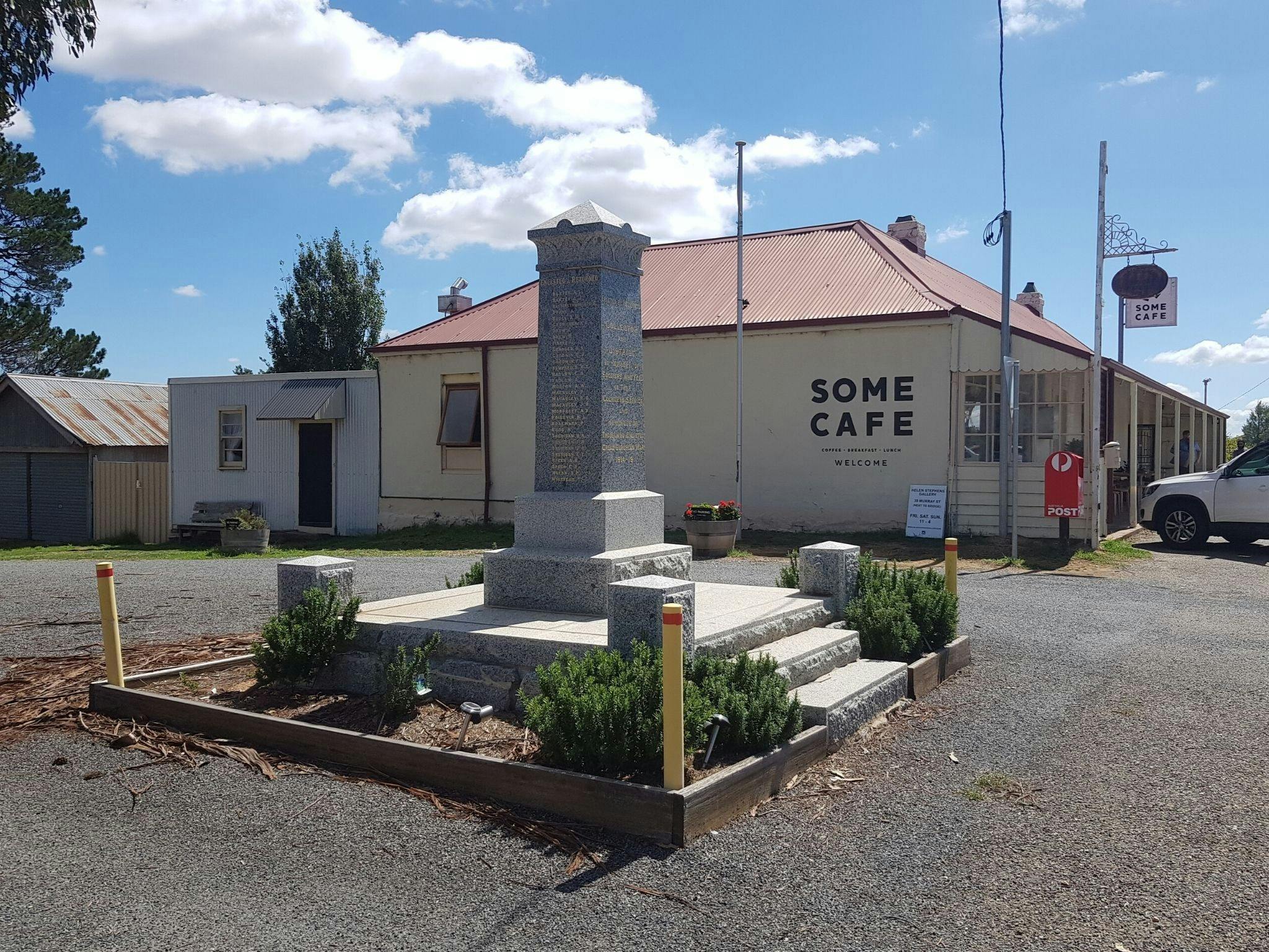Collector's War Memorial stands proudly to pay respects to locals who made the ultimate sacrifice.