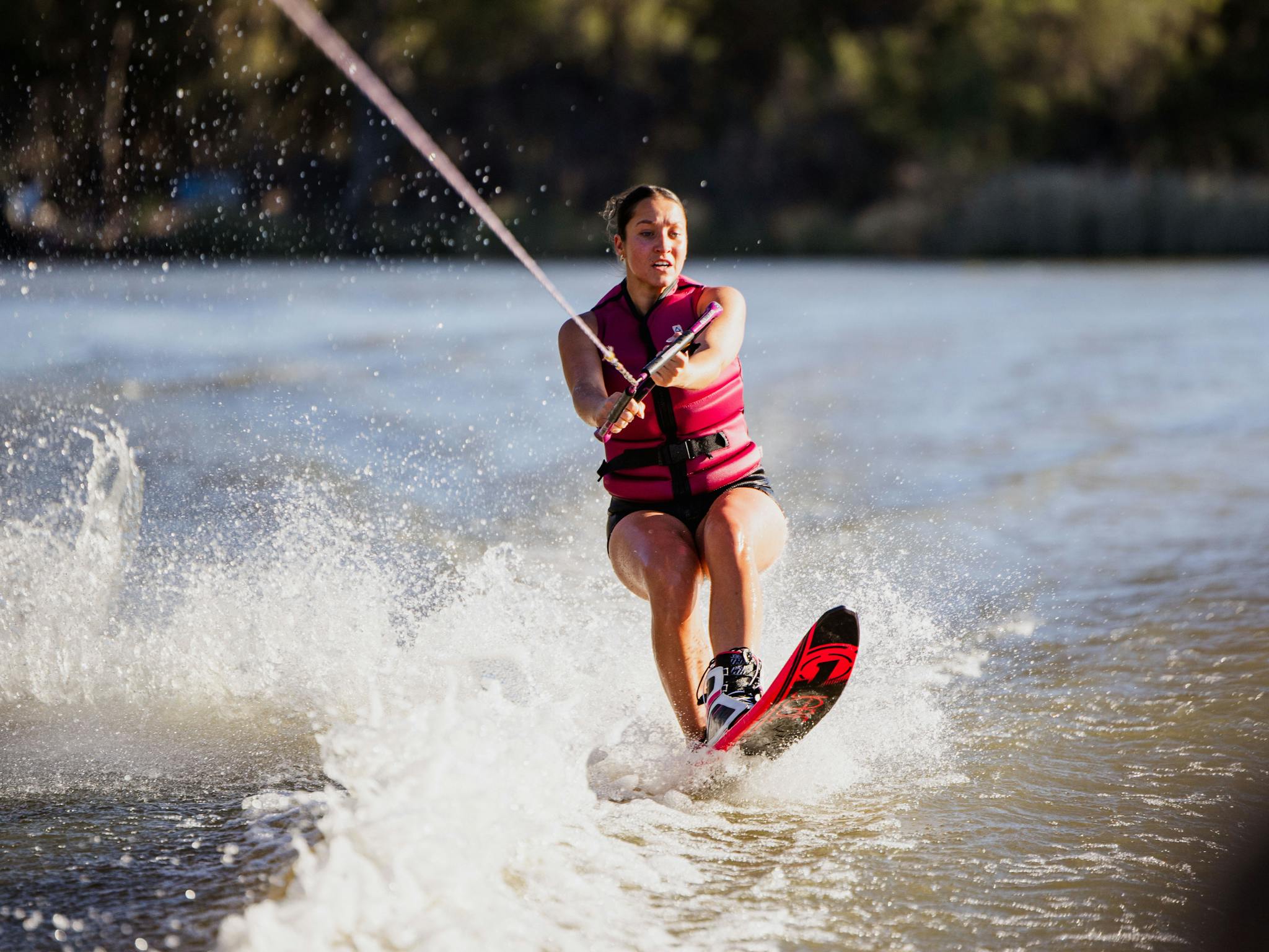 Girl Water Skiing