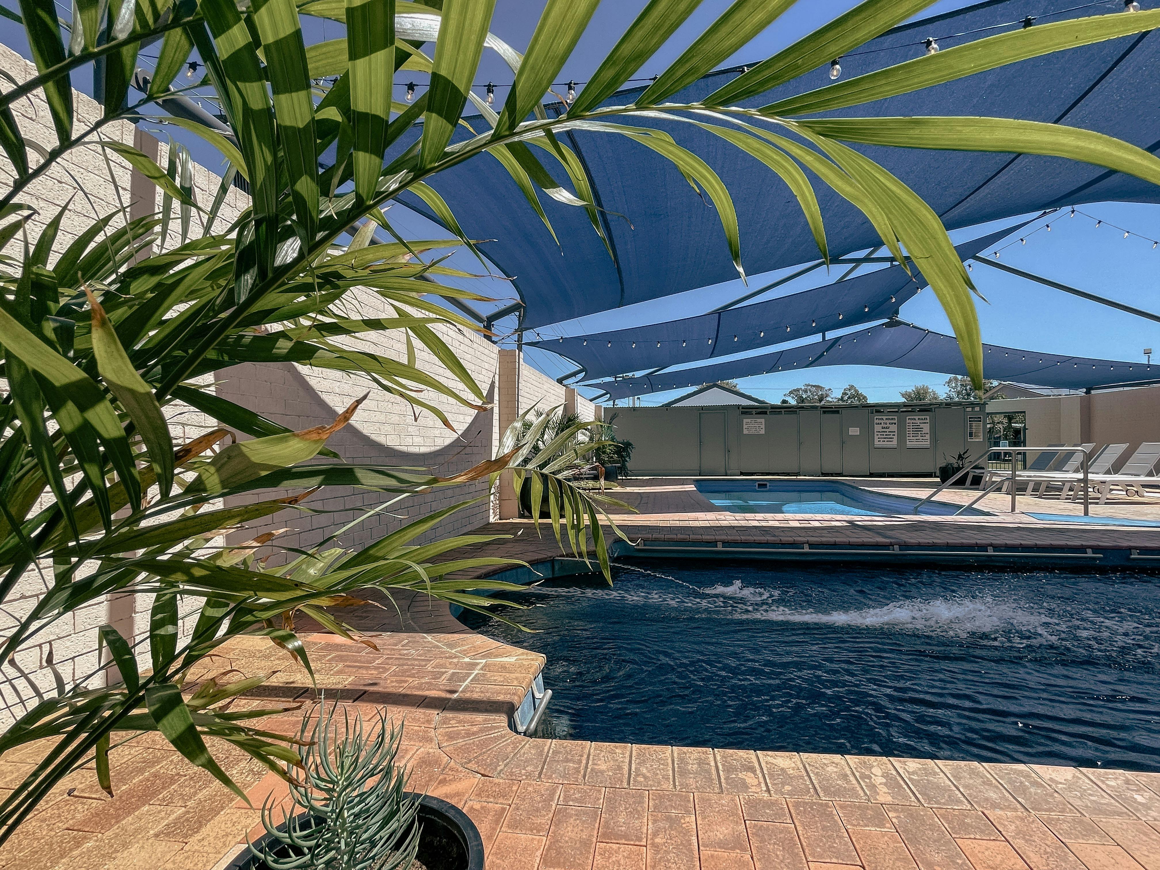 Outdoor Thermal Artesian Pool and Swimming Pool