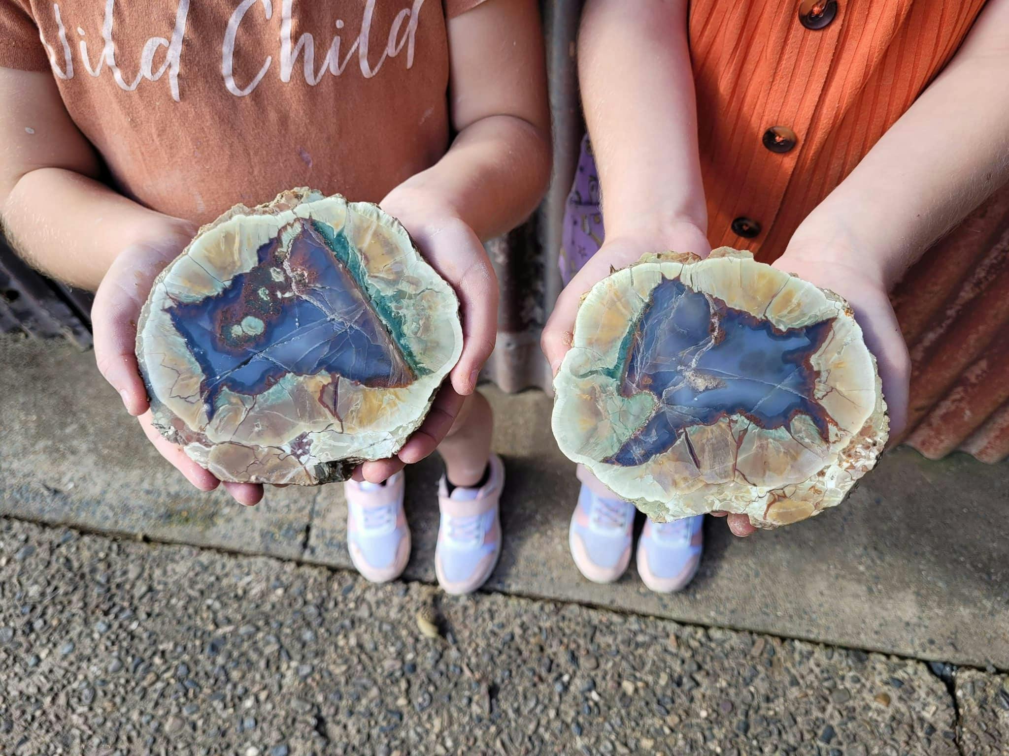 How amazing is Thunderegg! The colours were incredible! How amazing is Thunderegg! The colours were incredible!