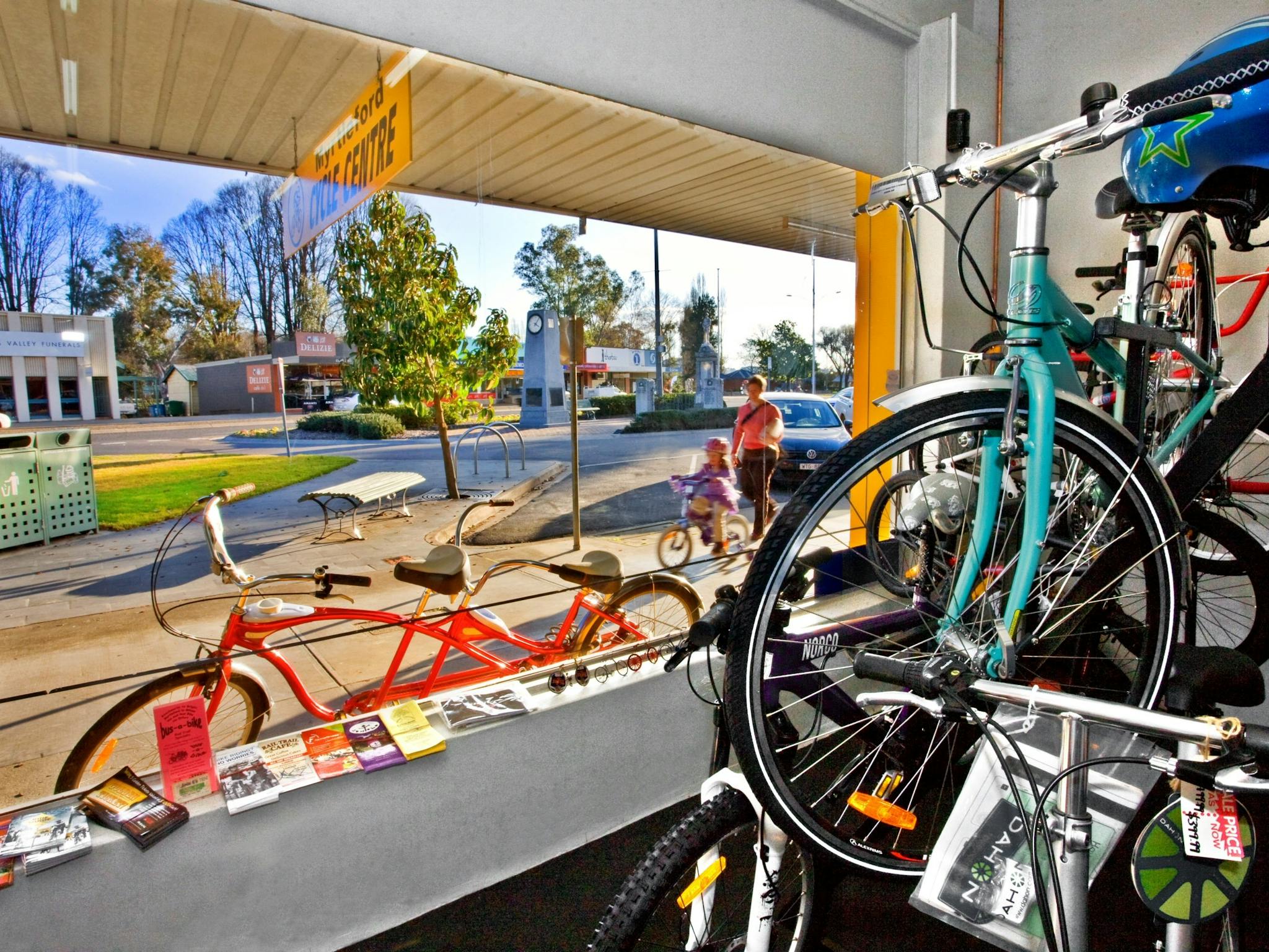Myrtleford Cycle Centre is conveniently located in the heart of town