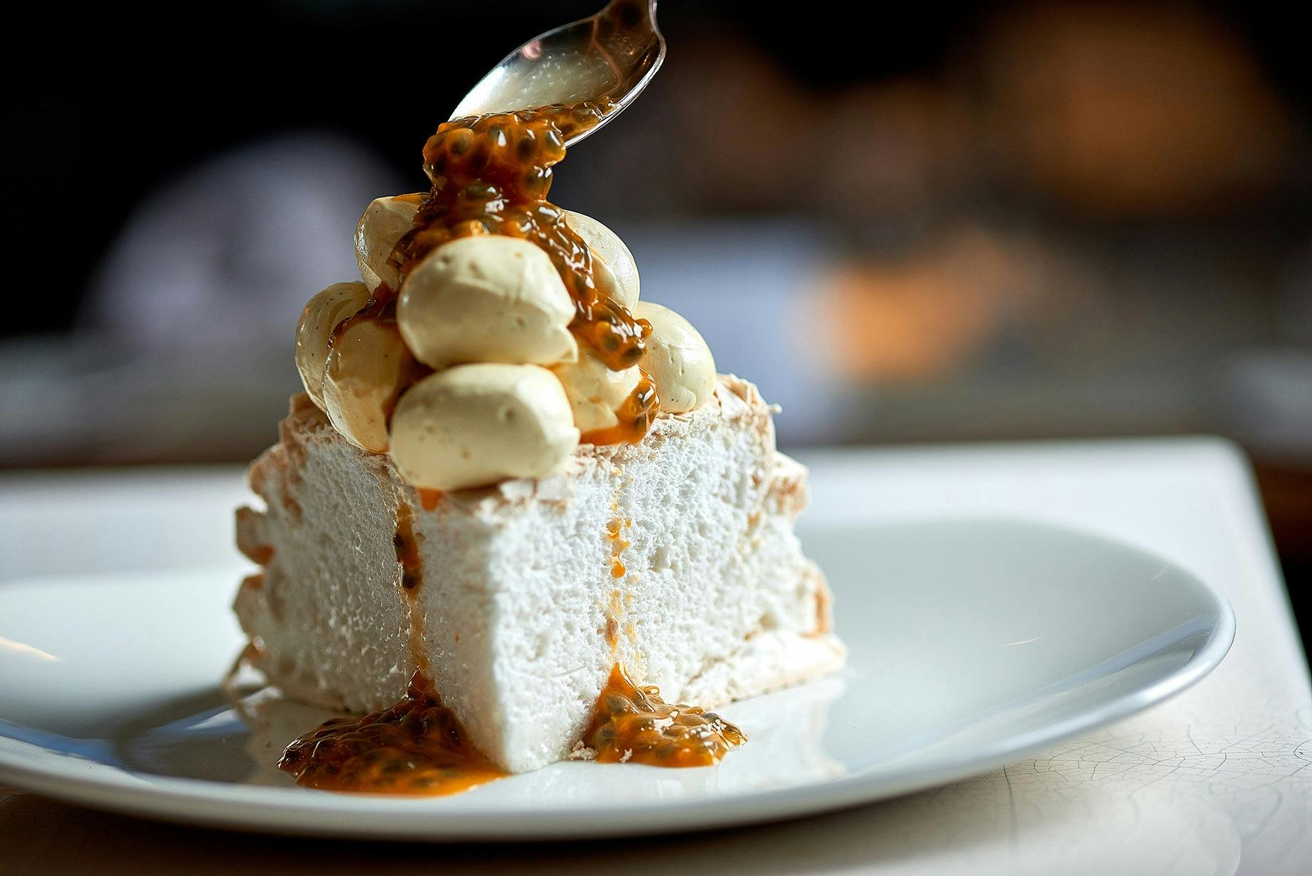 Passionfruit pavlova  - Rockpool Sydney