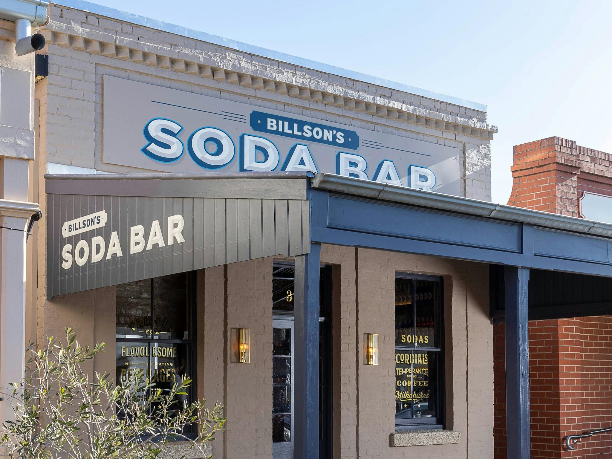 Soda bar exterior