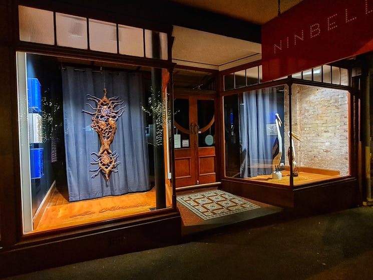 image of the gallery window display
