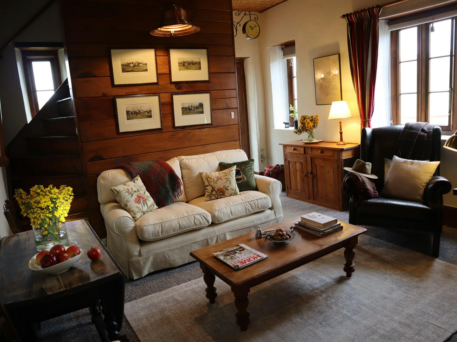 Living room of Elizabeth Cottage at Bowhill Grange