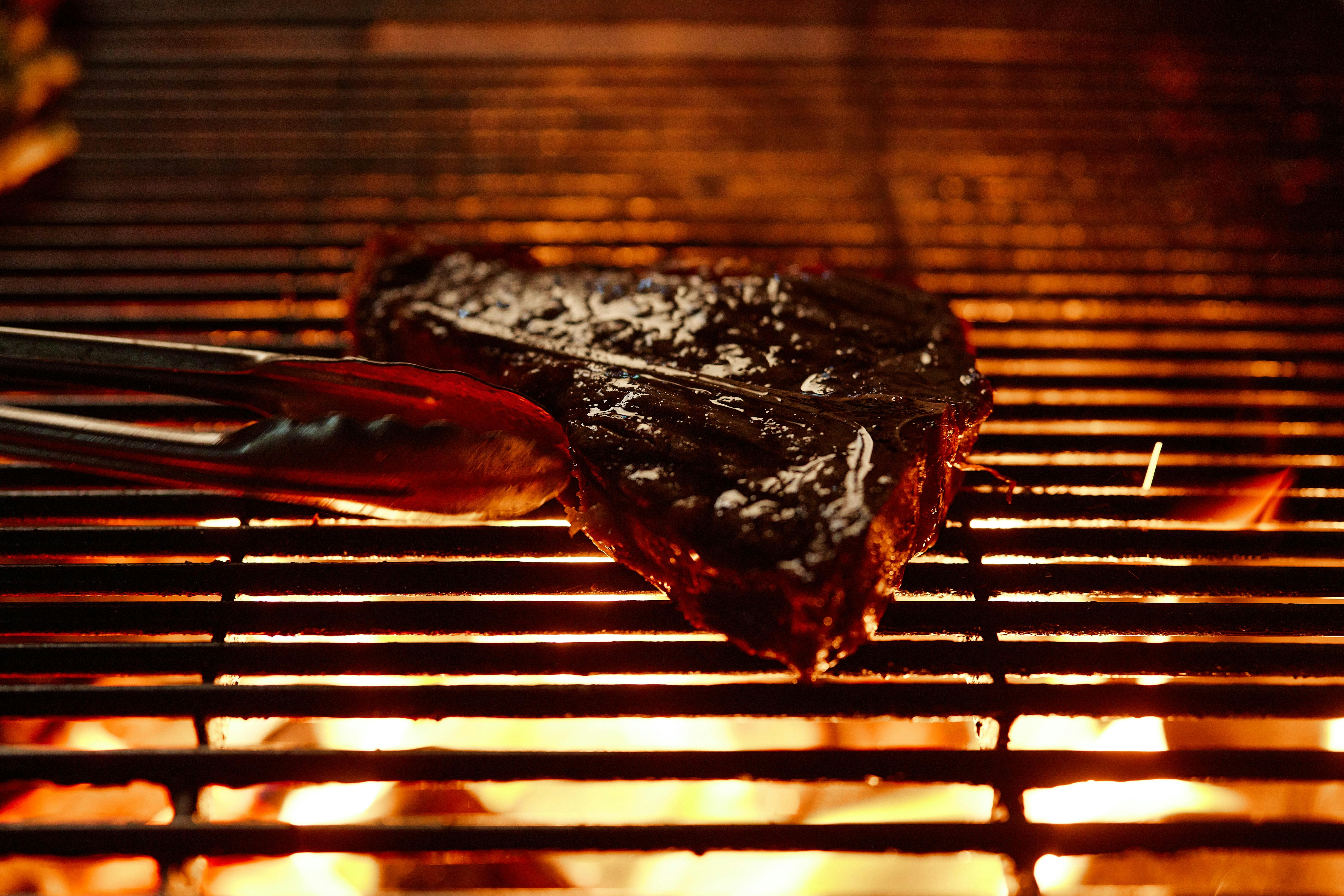 Steak on Asado Grill