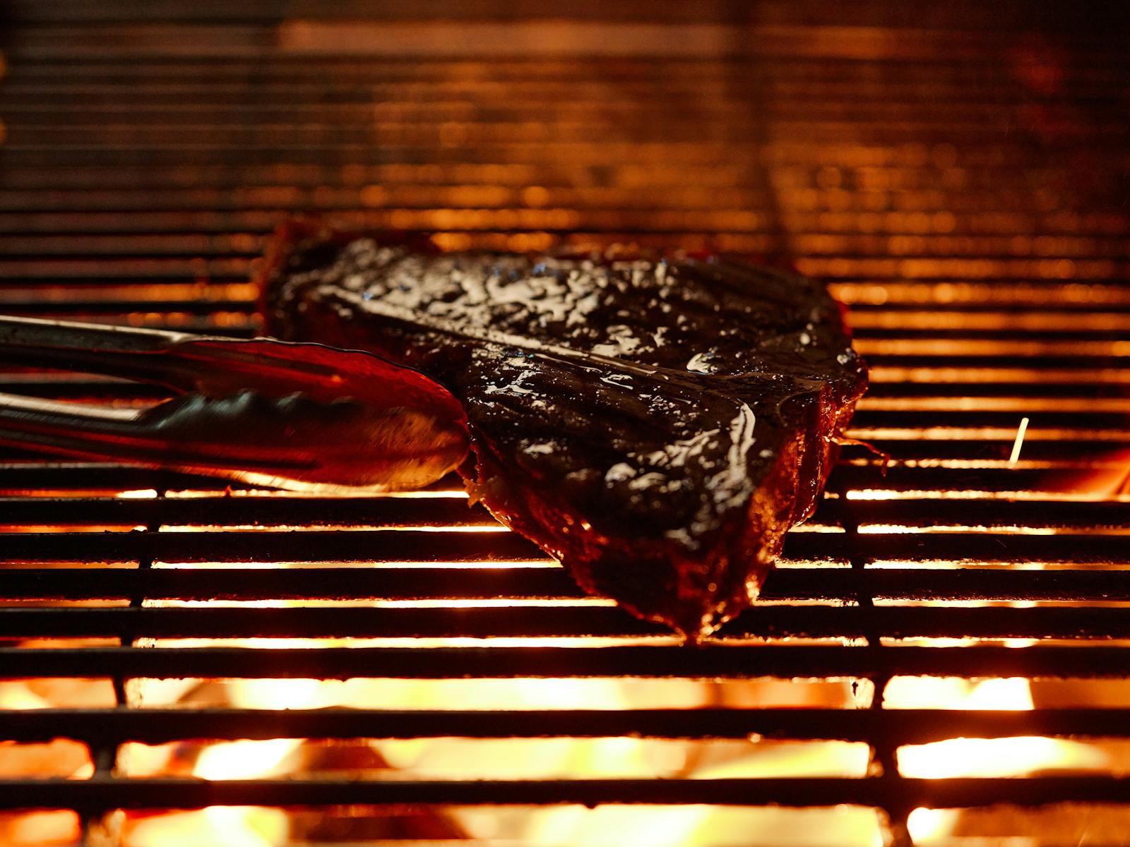 Steak on Asado Grill