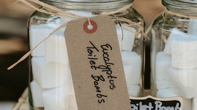 Image of toilet bombs, made by Braidwood Botanicals