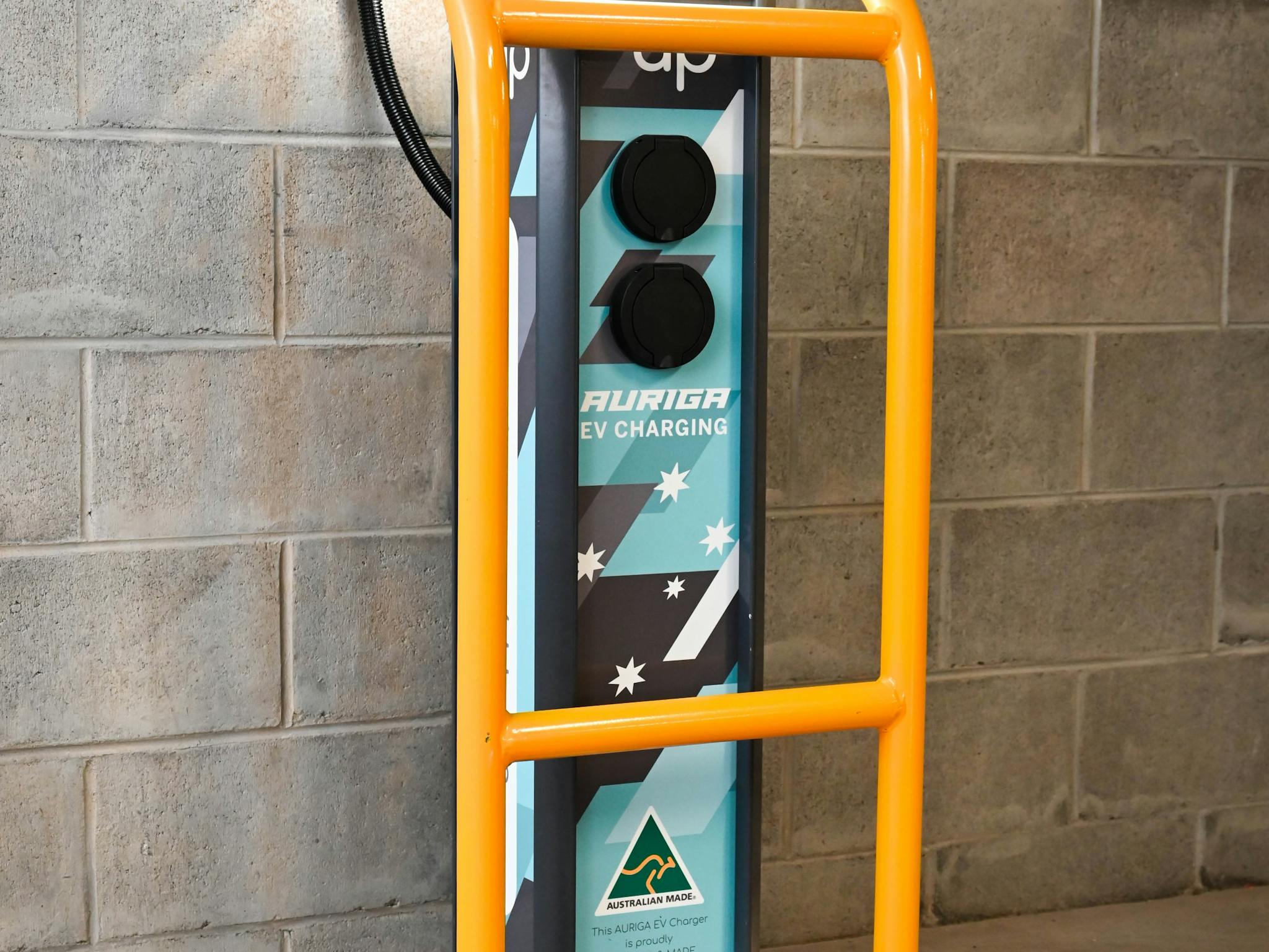 EV chargers are located in the secure underground carpark. Guests have 24 hr access to the chargers