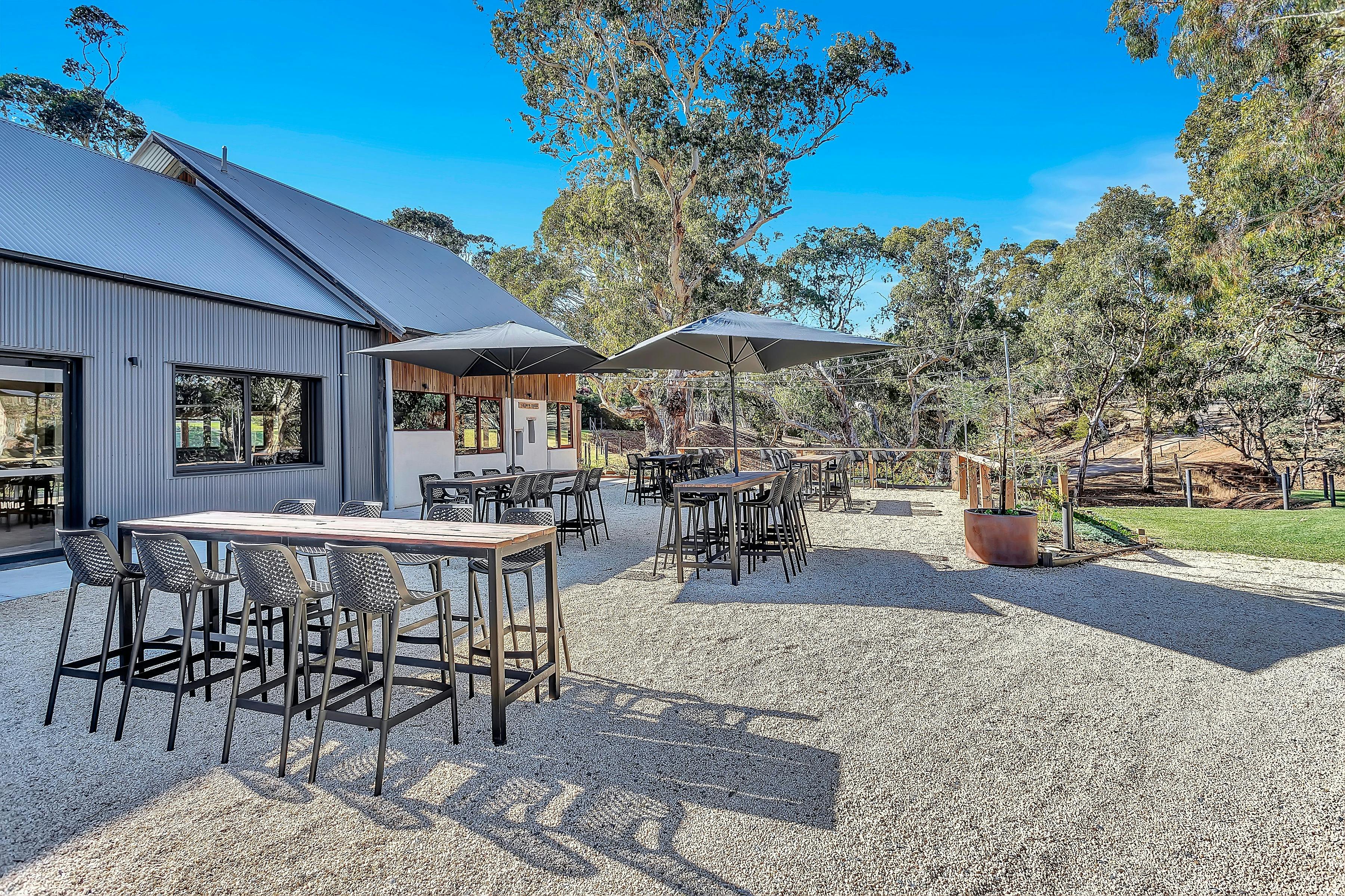 Shadow Creek cellar door peaceful view, beer garden, wine