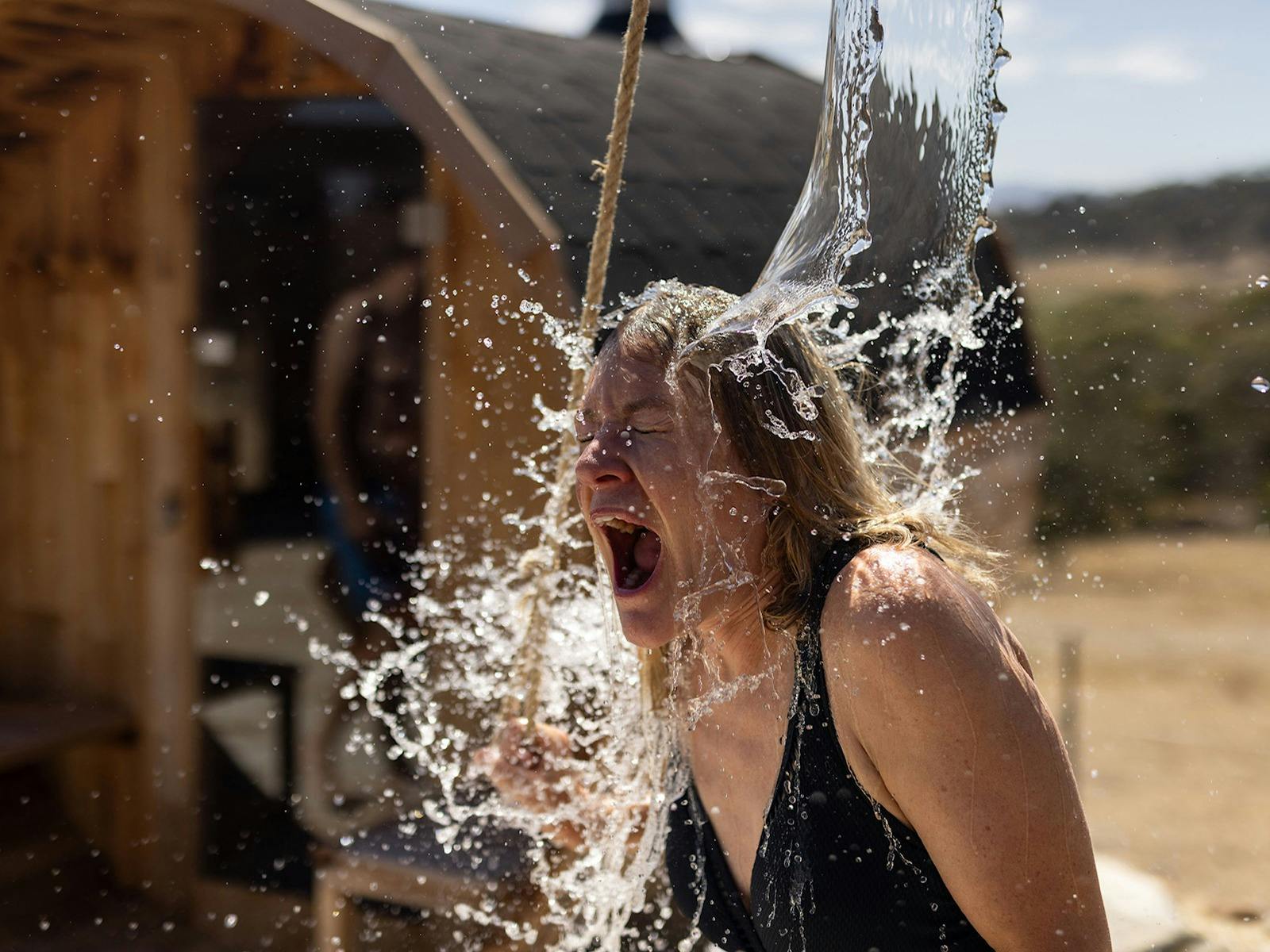 Hot-cold therapy ritual at adults-only retreat image