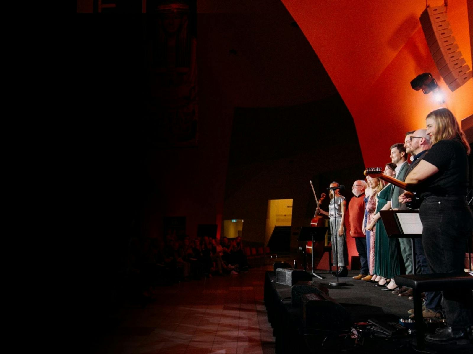 The performers of Red Dirt Hymns (2023), Canberra International Music Festival