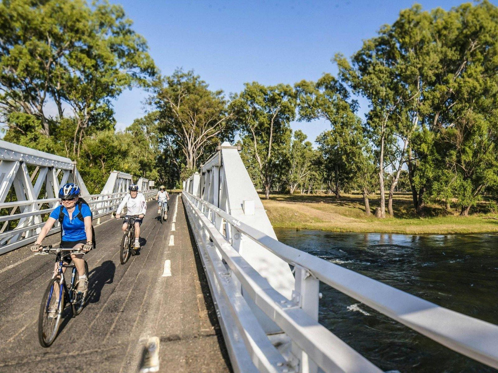 コジオスコ国立公園でのサイクリング