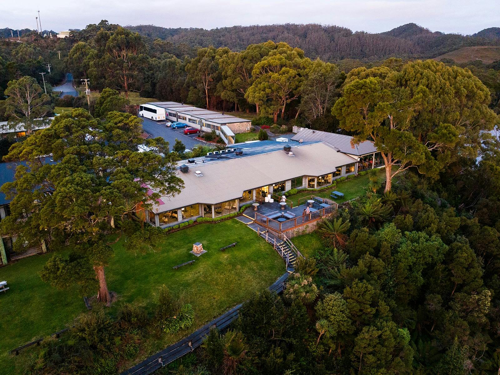 Strahan Village | Aerial View of the Property
