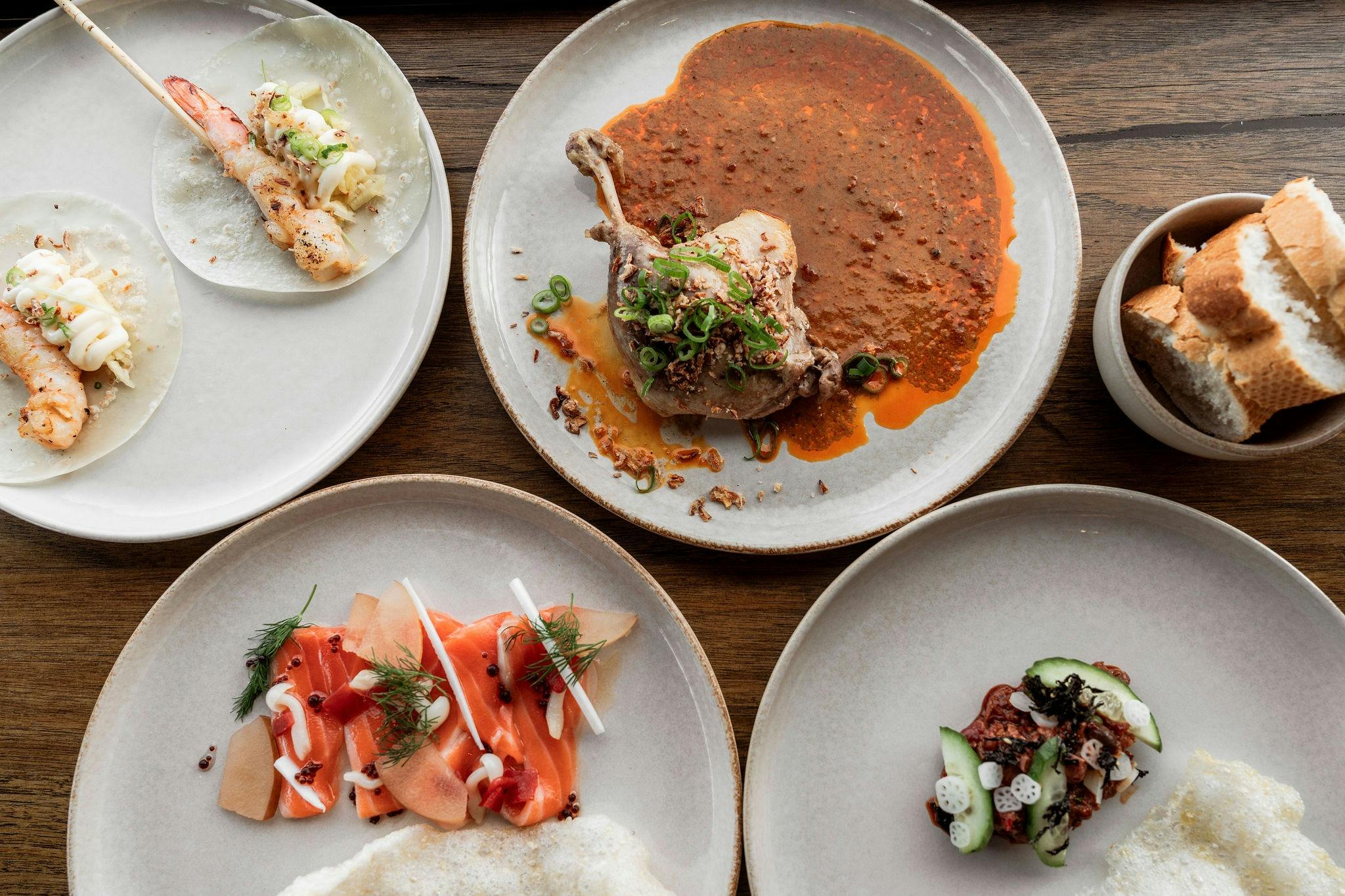 Dishes by BAAH LAH at Austin’s