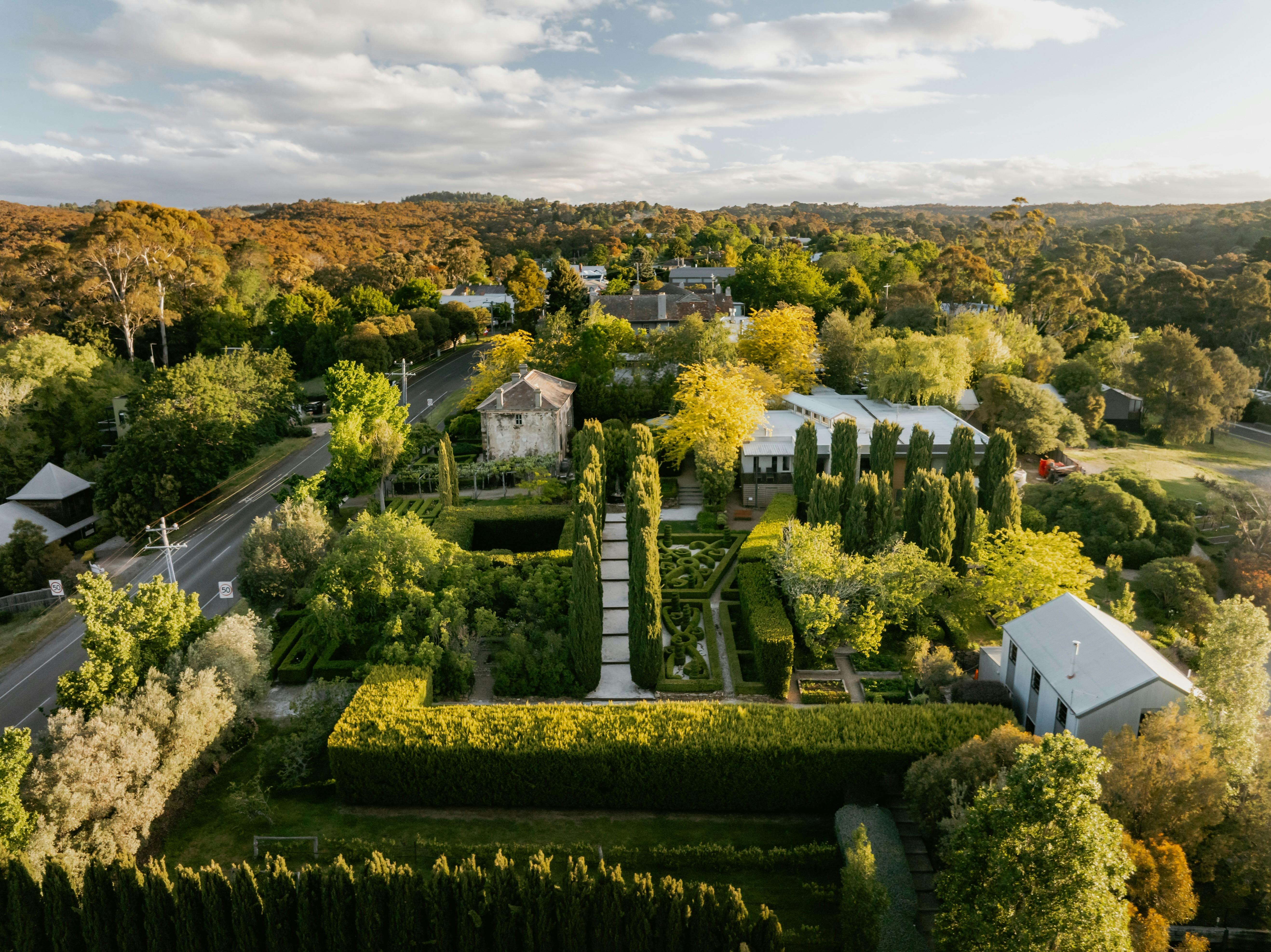 The Mineral Spa Aerial