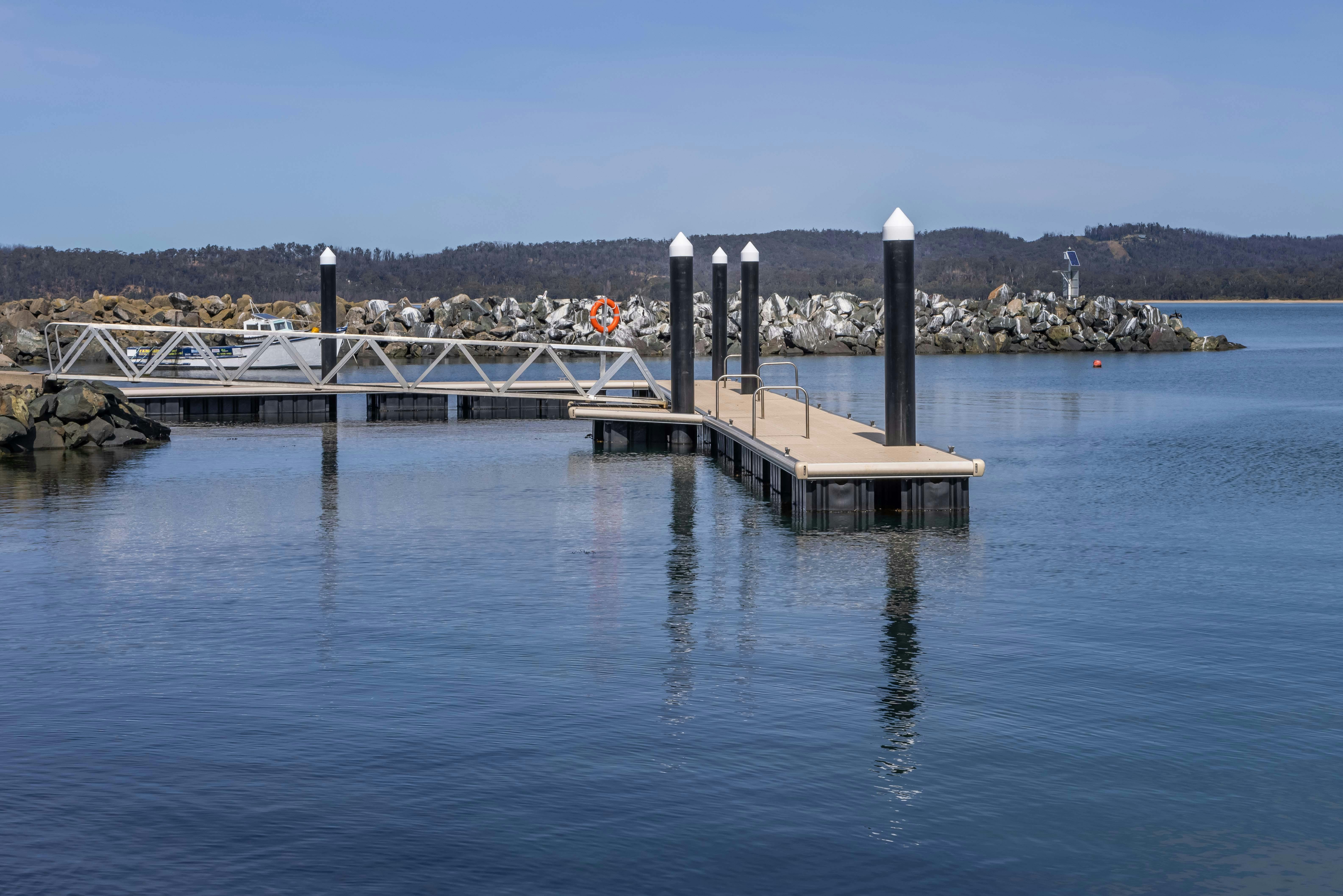 Quarantine Bay and Boat Ramp, Eden, Fishing ramp, swimming,  NSW south coast, Sapphire Coast