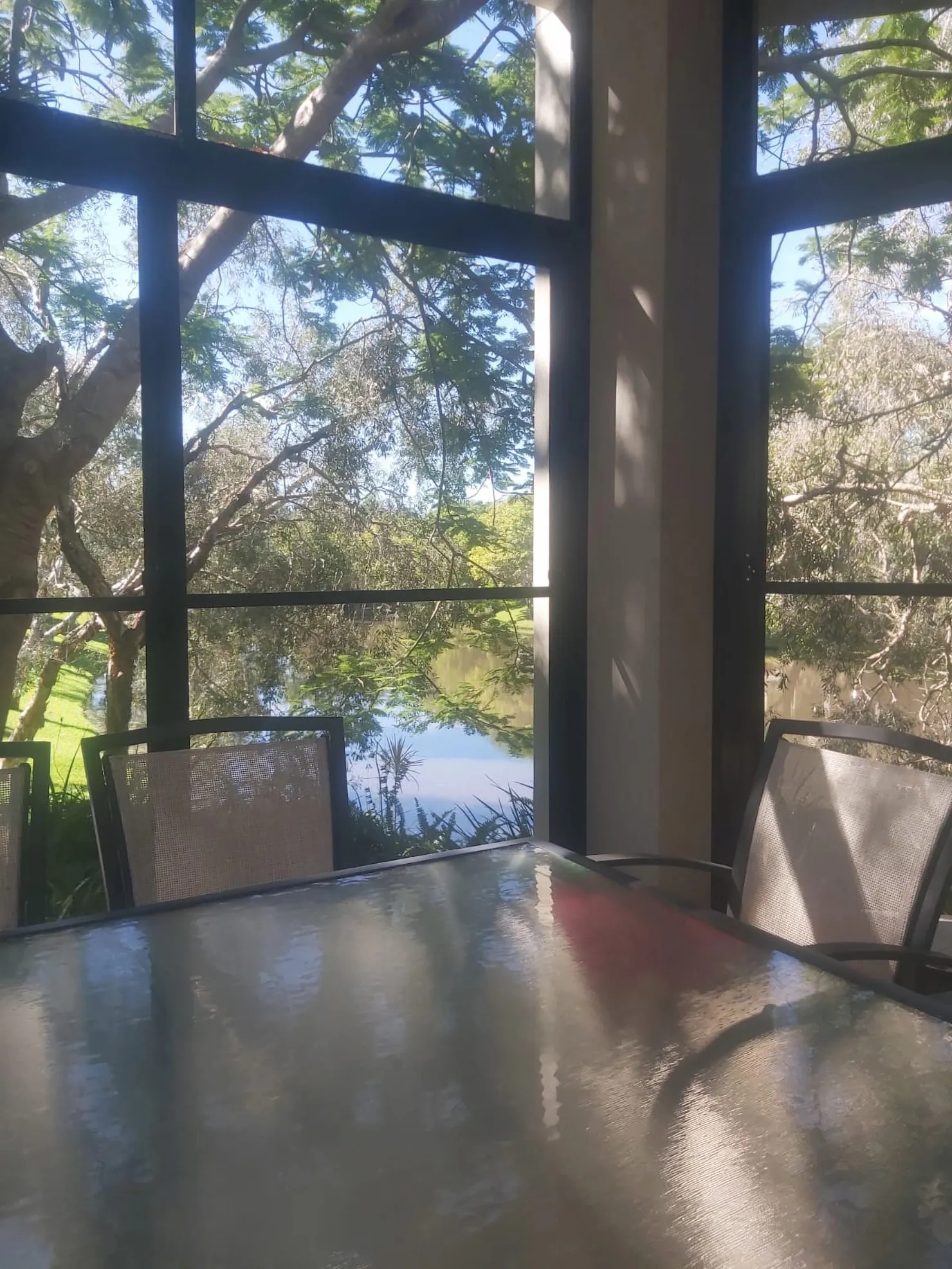 Cool setting watching day go by