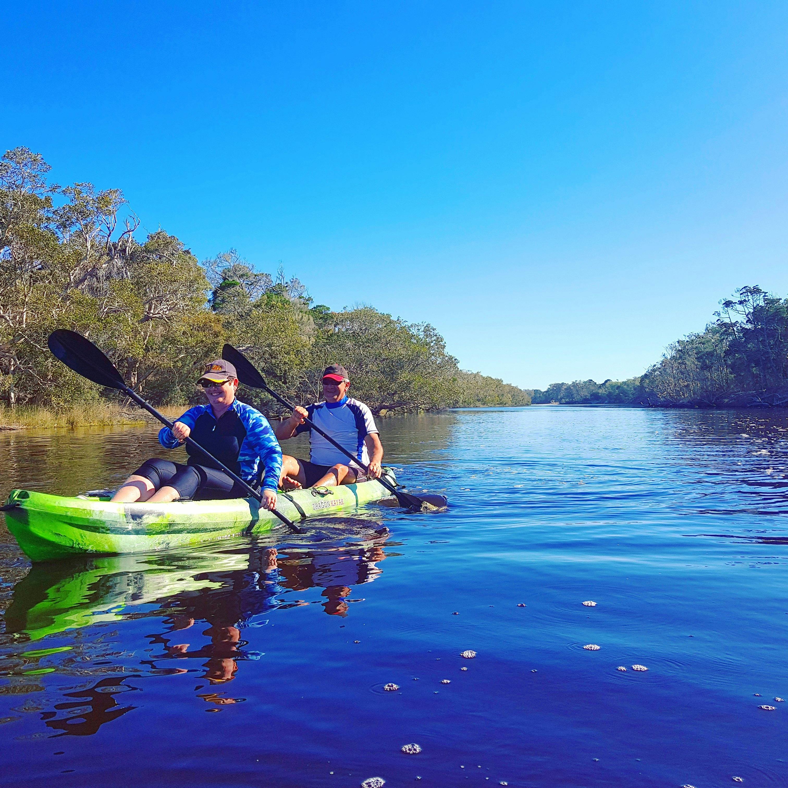 Kayaking Norfolk Lagoon