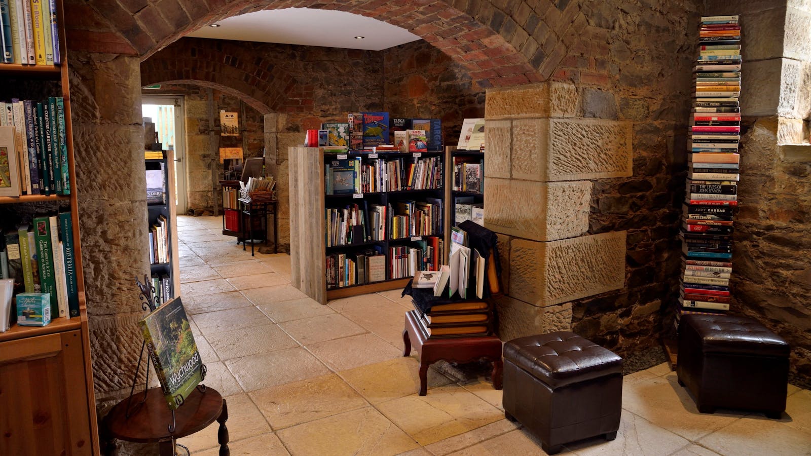 The interior of The Book Cellar