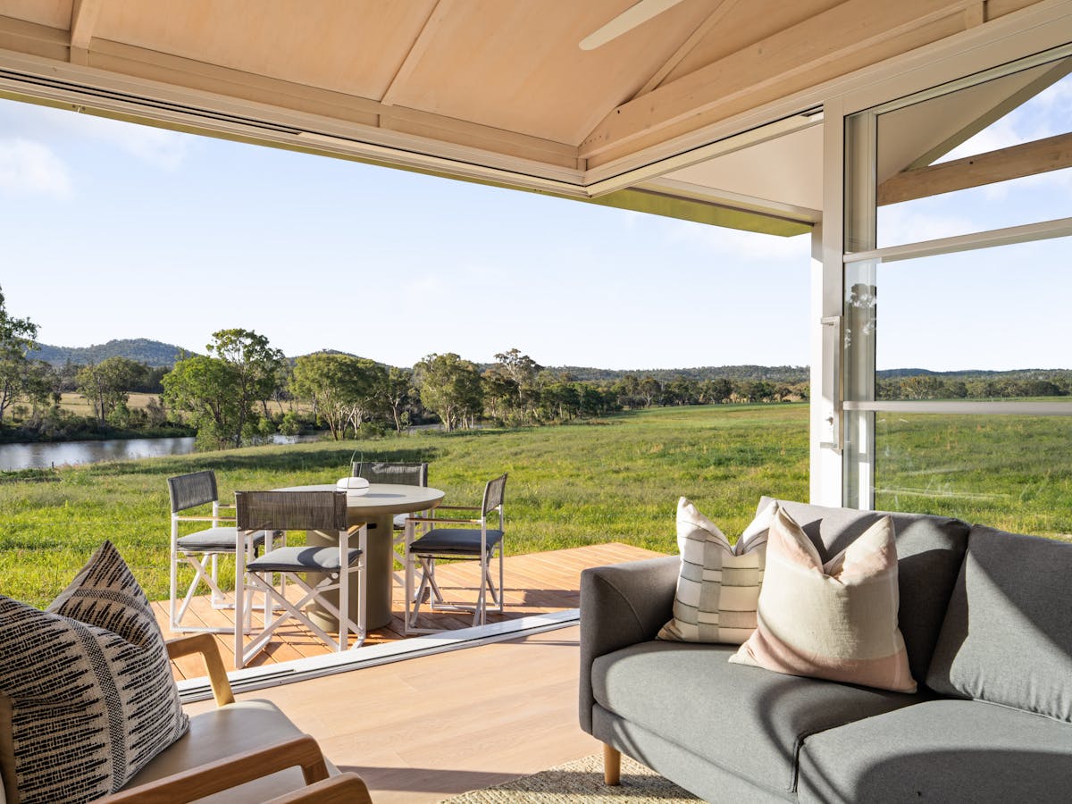 View towards Severn River from Alkira Cottage