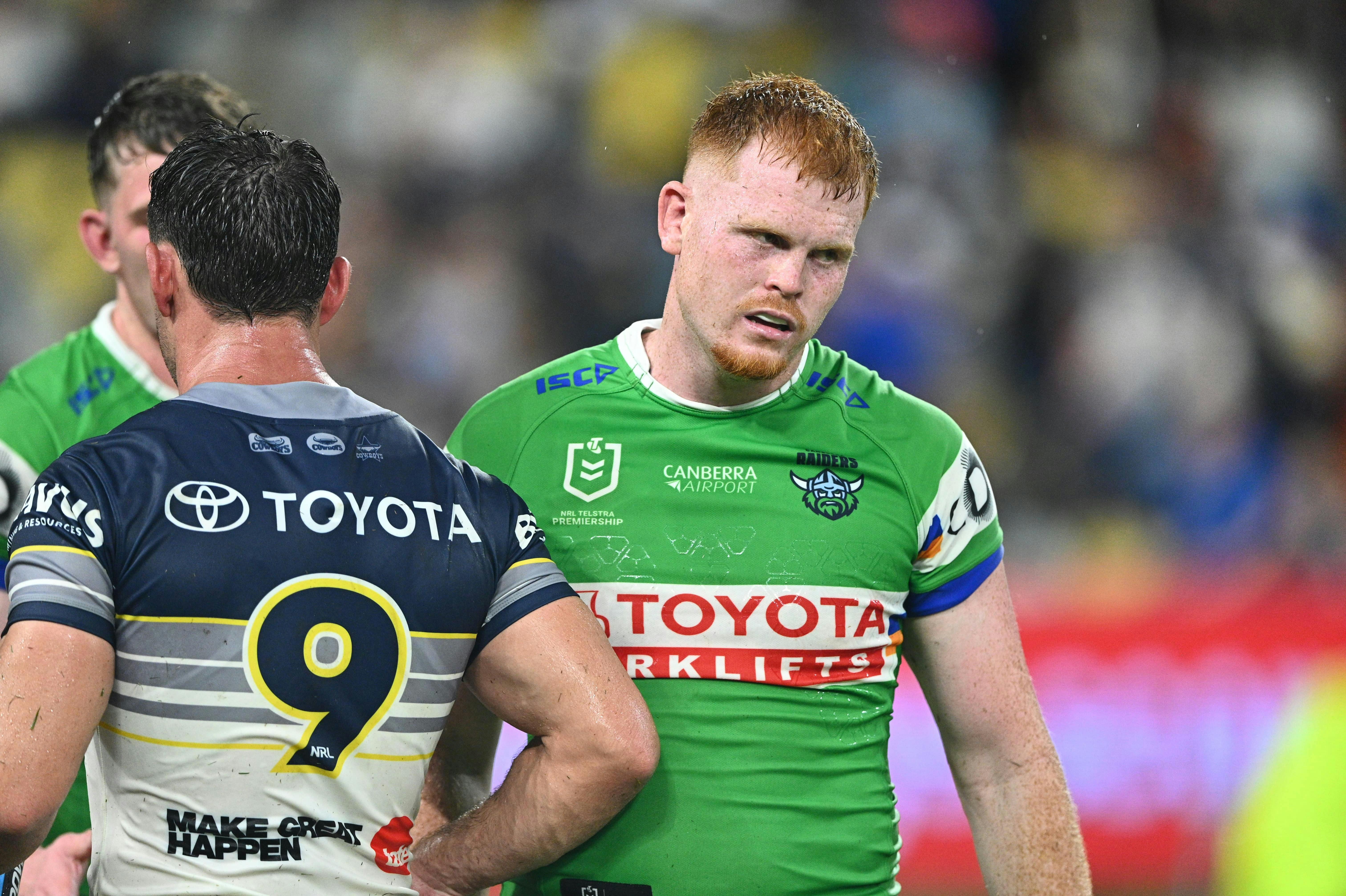 Canberra Raiders player Corey Horsburgh.