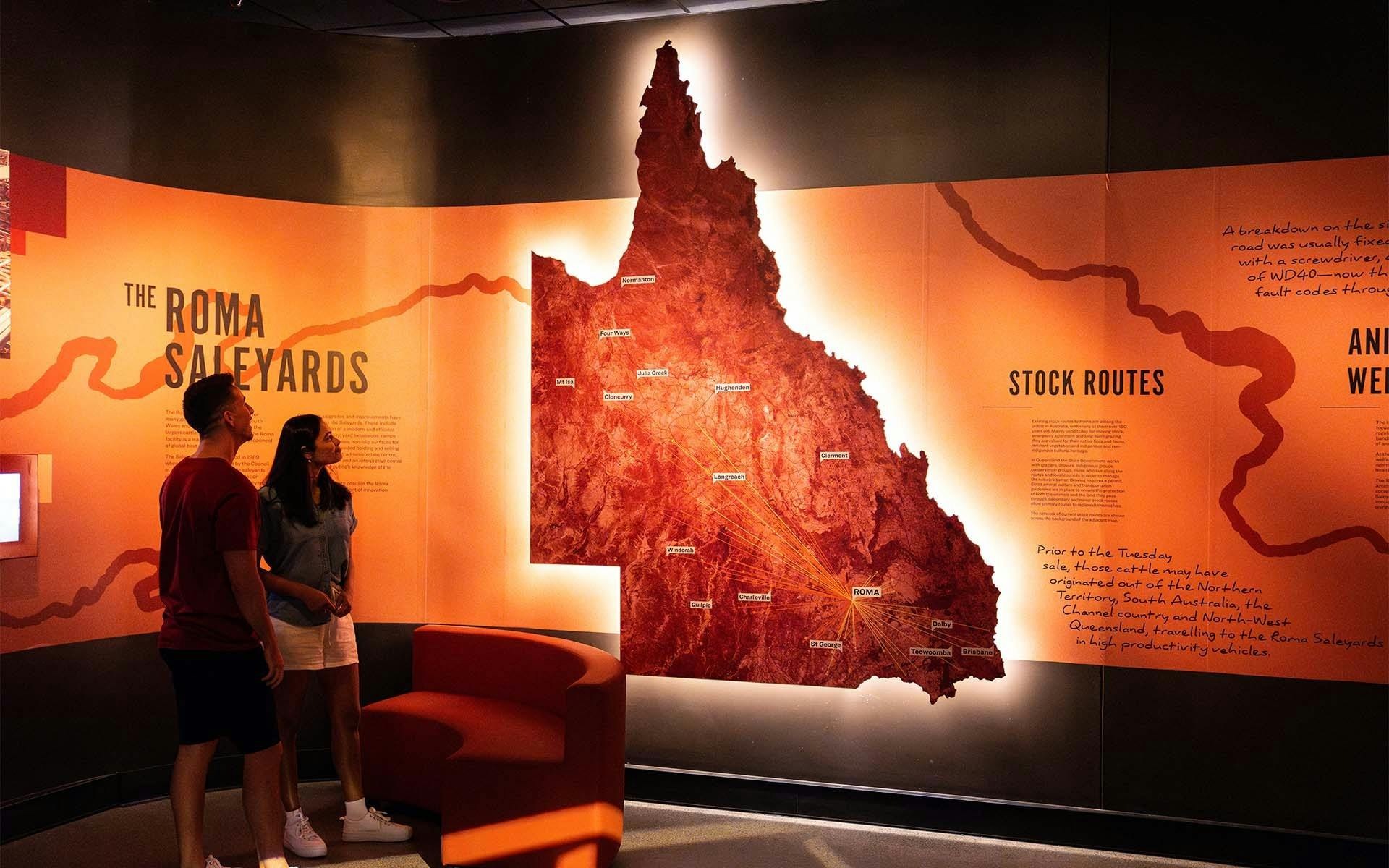 Roma Saleyards Interpretive display