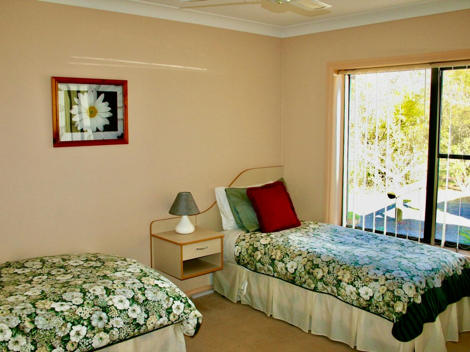 Bedroom 2 - 2 x Single Beds