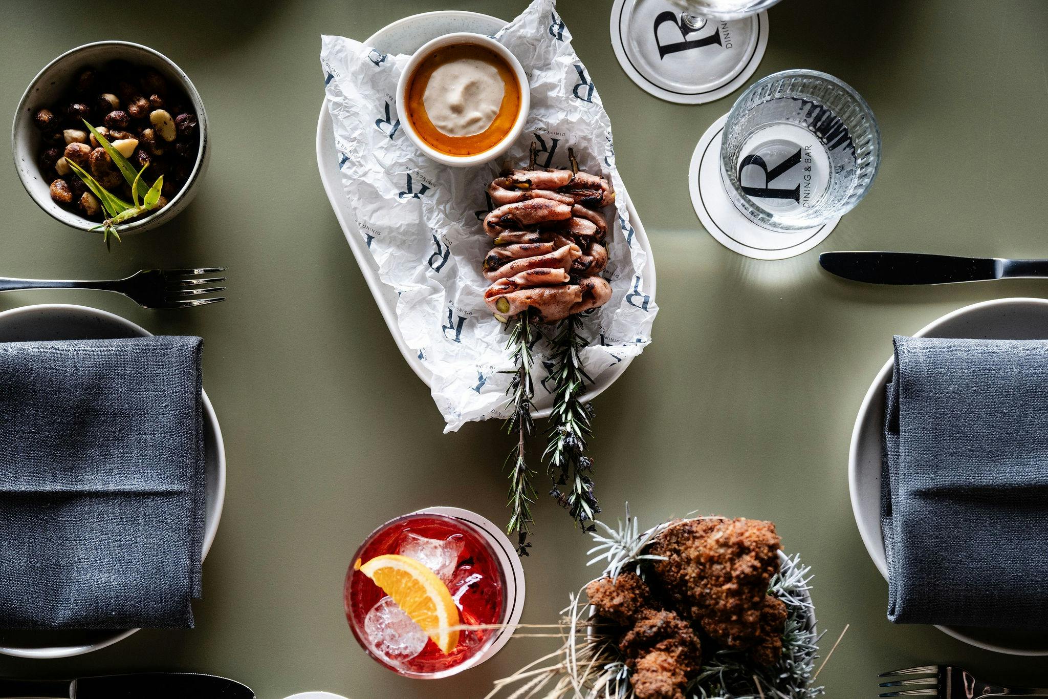 Snacks and shared dining