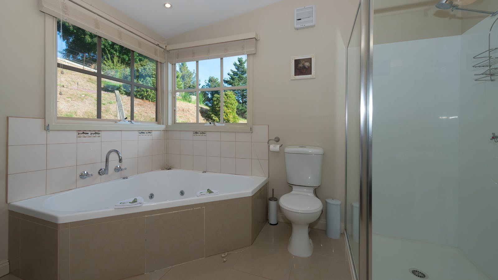 ENSUITE 2 PERSON SPA PLUS SEPARATE SHOWER