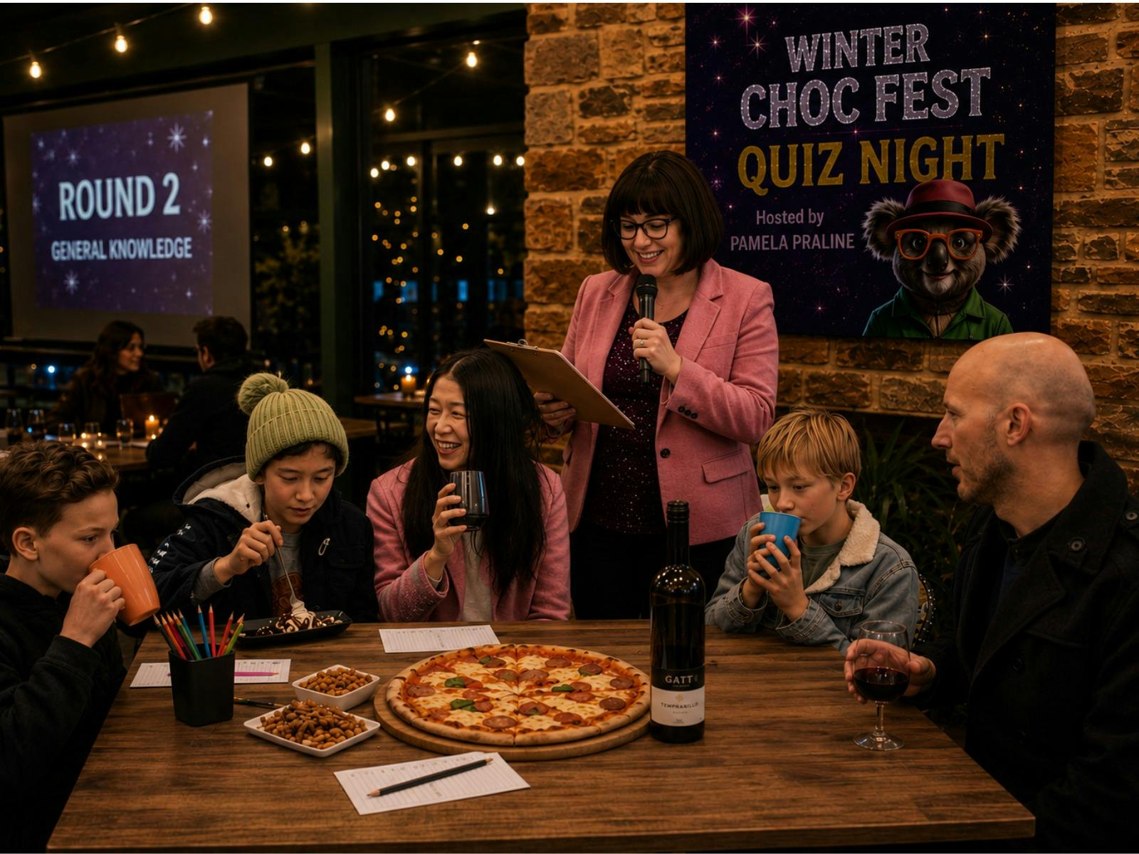 Barossa Valley Chocolate Company Winter Family Quiz Nights