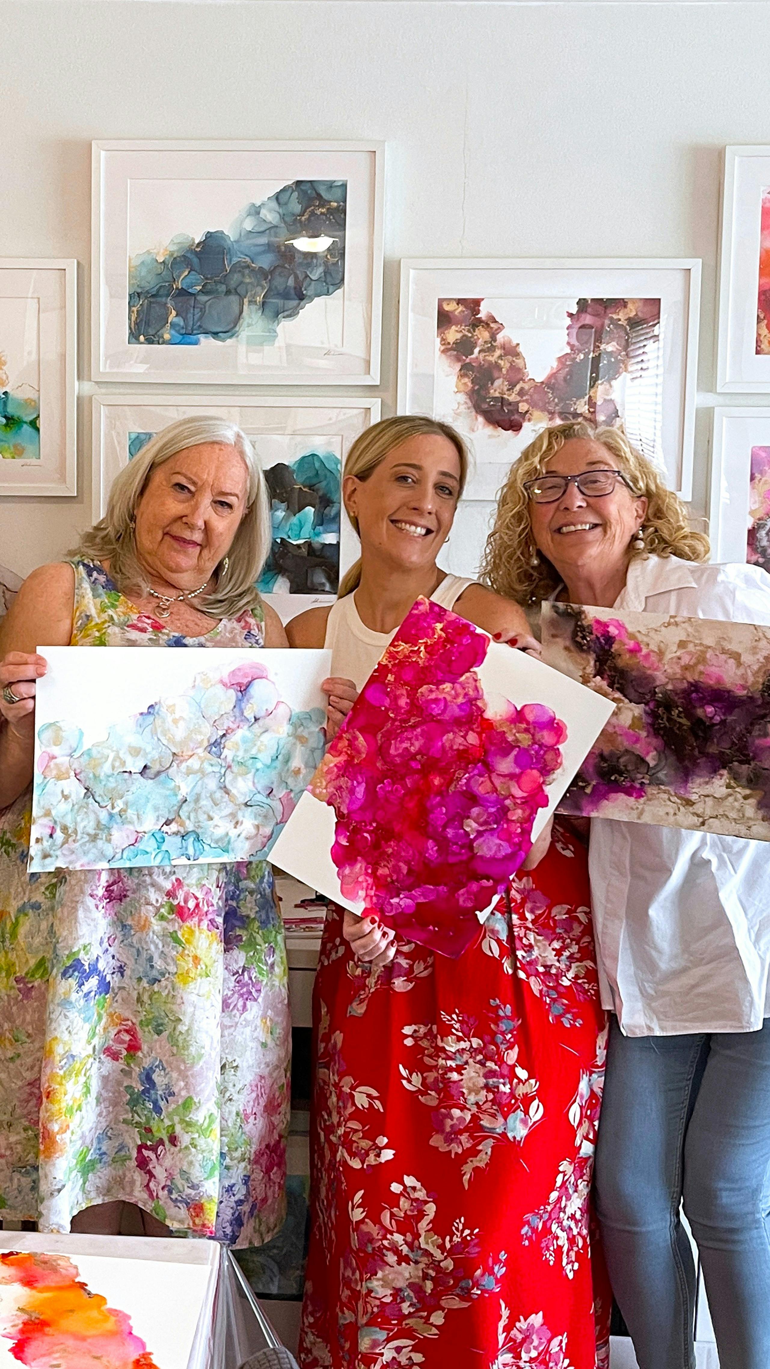 Paint, Sip, Ink Workshop