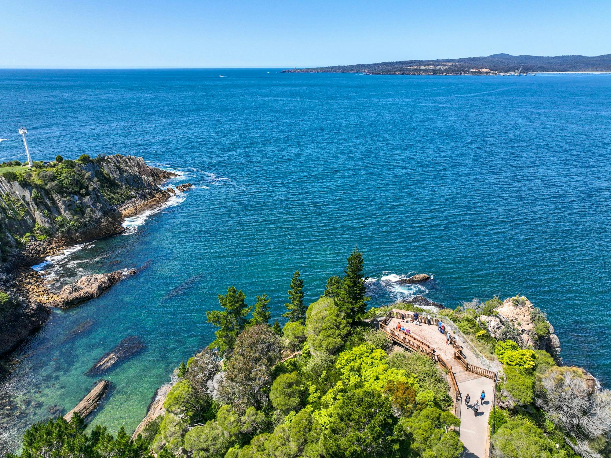 Drone view of Rotary Lookout Eden